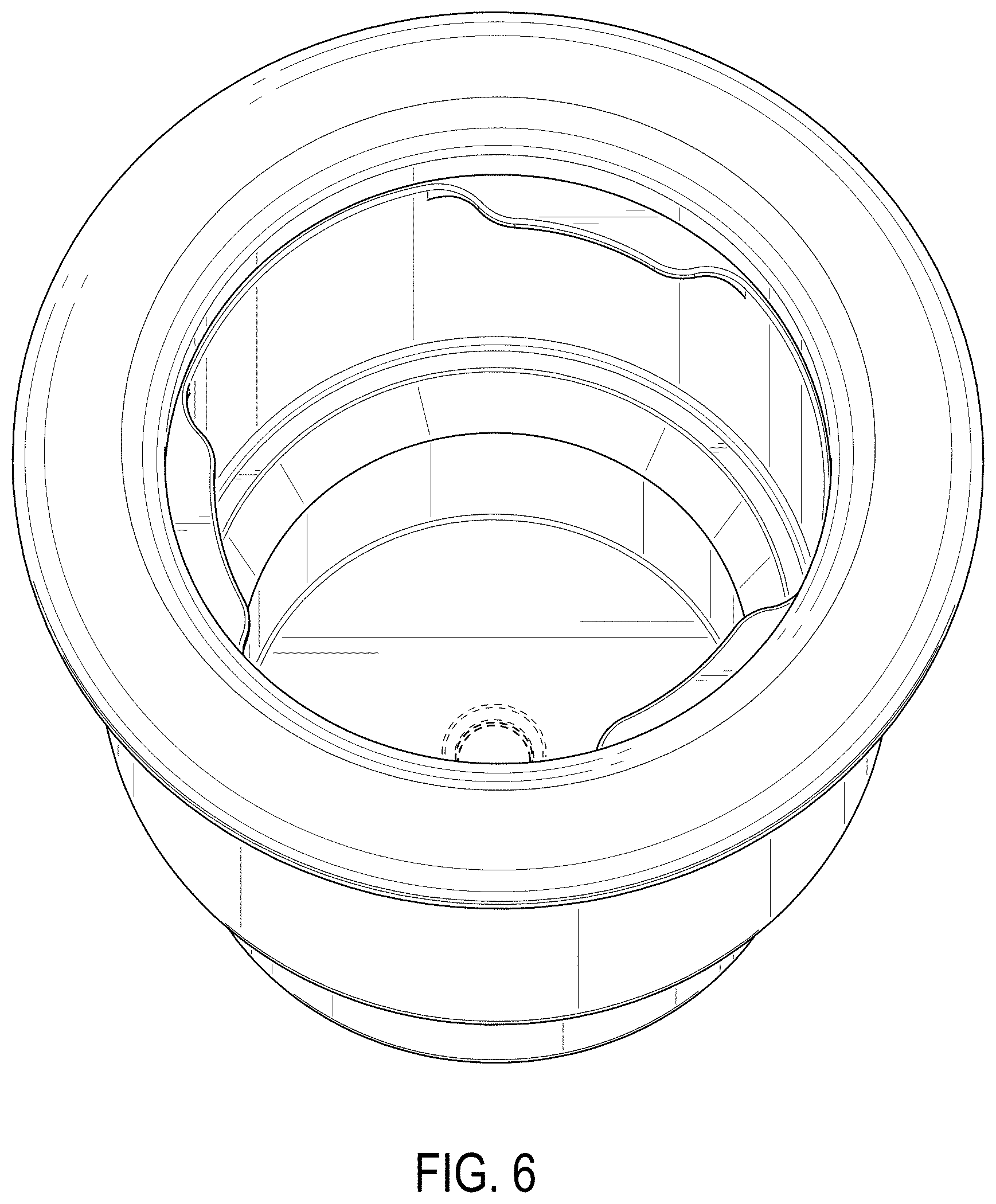 Patent USD1000218 Figure 6 – Cupholder
