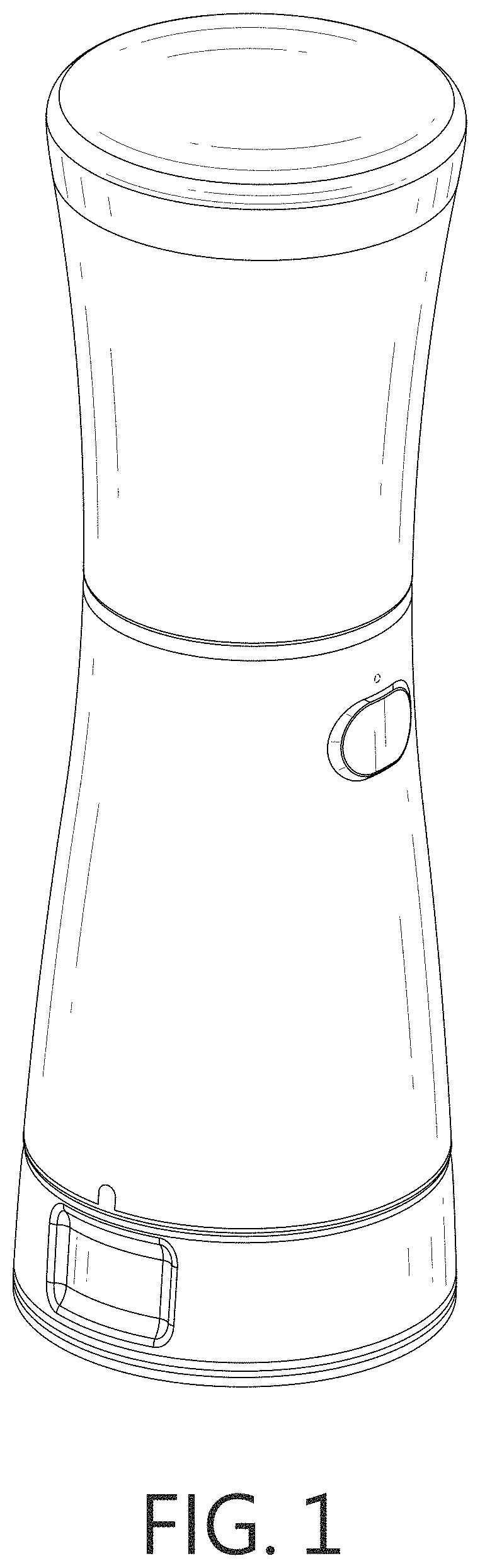 Patent USD1000226 Figure 1 – Pepper grinder