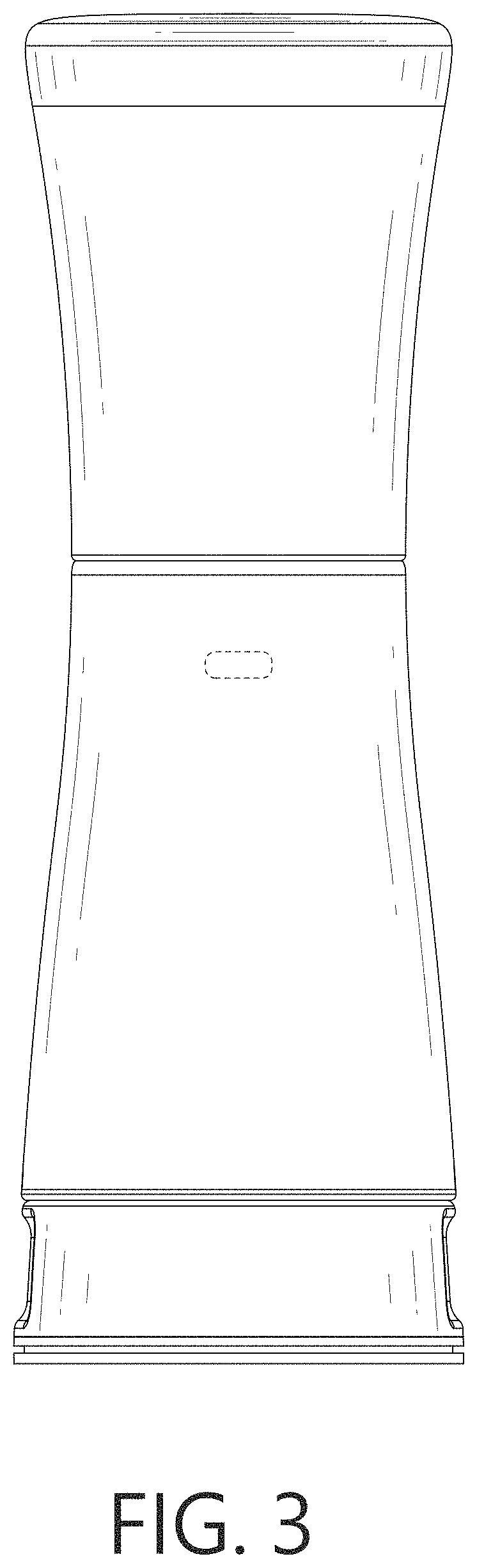 Patent USD1000226 Figure 3 – Pepper grinder