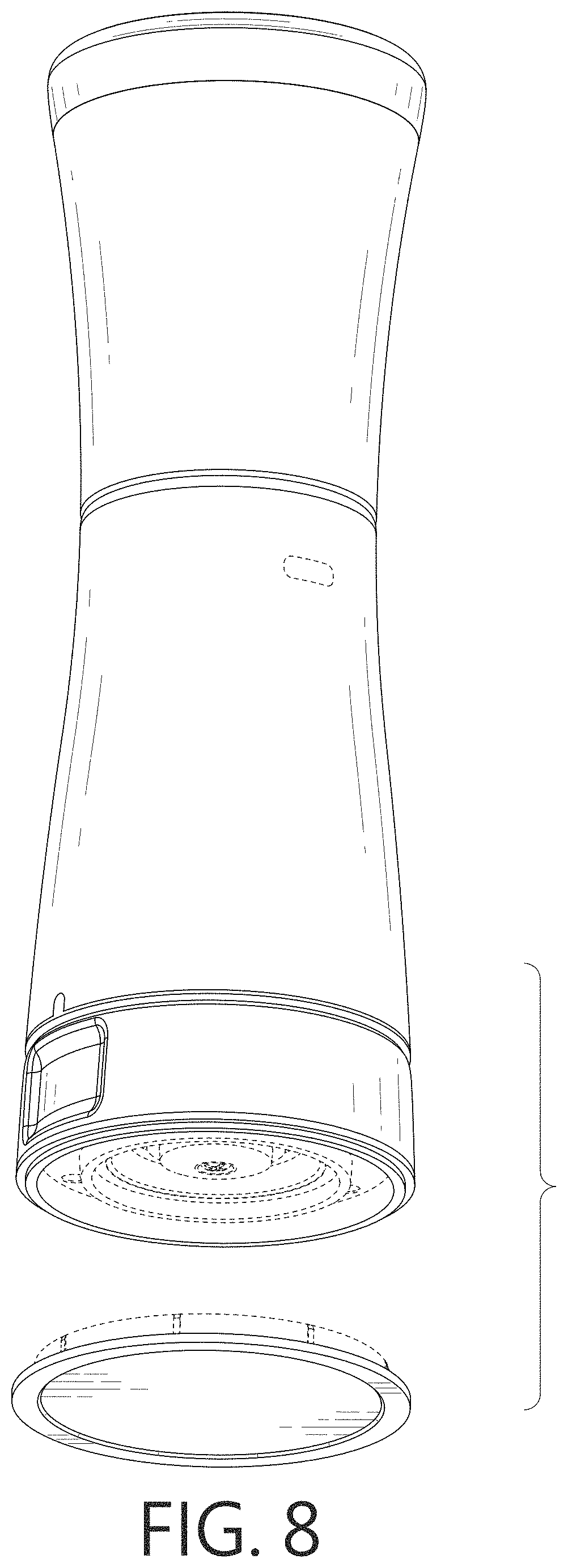 Patent USD1000226 Figure 8 – Pepper grinder