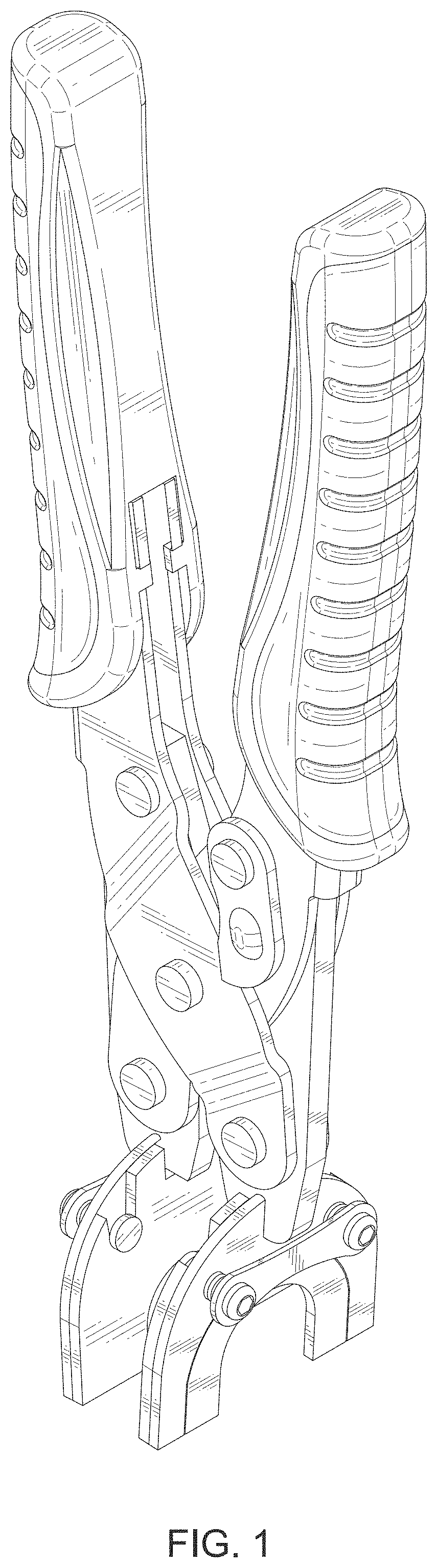 Patent USD1000228 Figure 1 – Disconnect tong