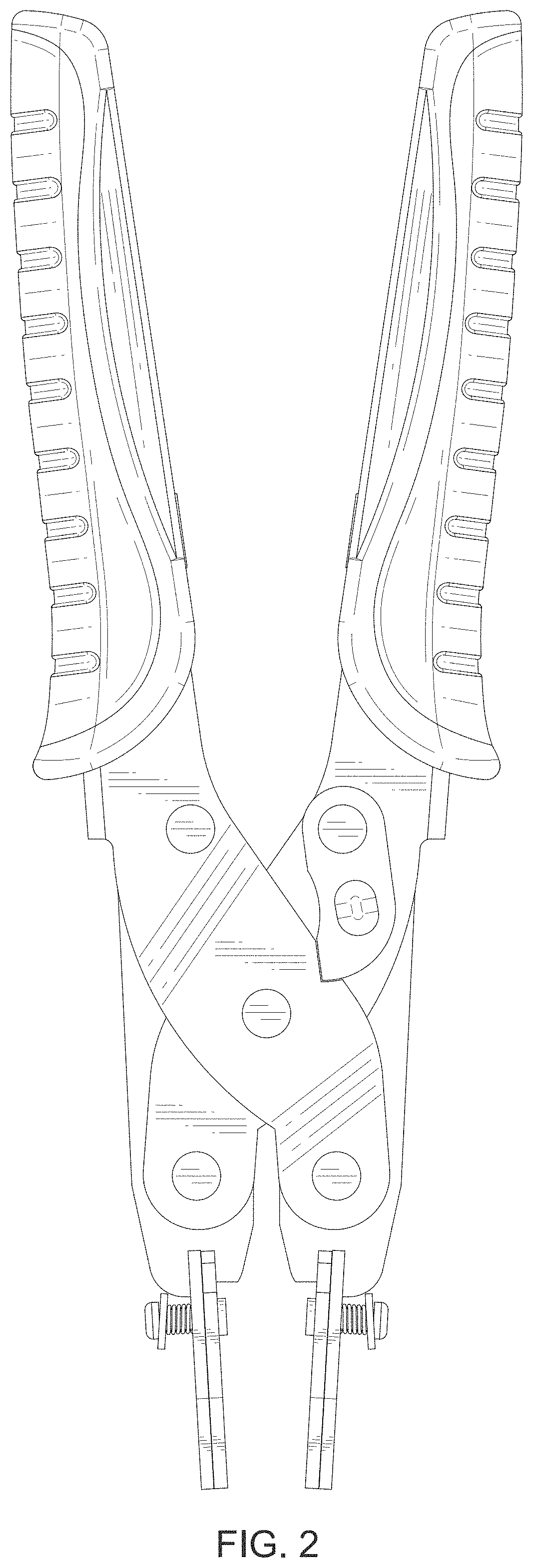 Patent USD1000228 Figure 2 – Disconnect tong