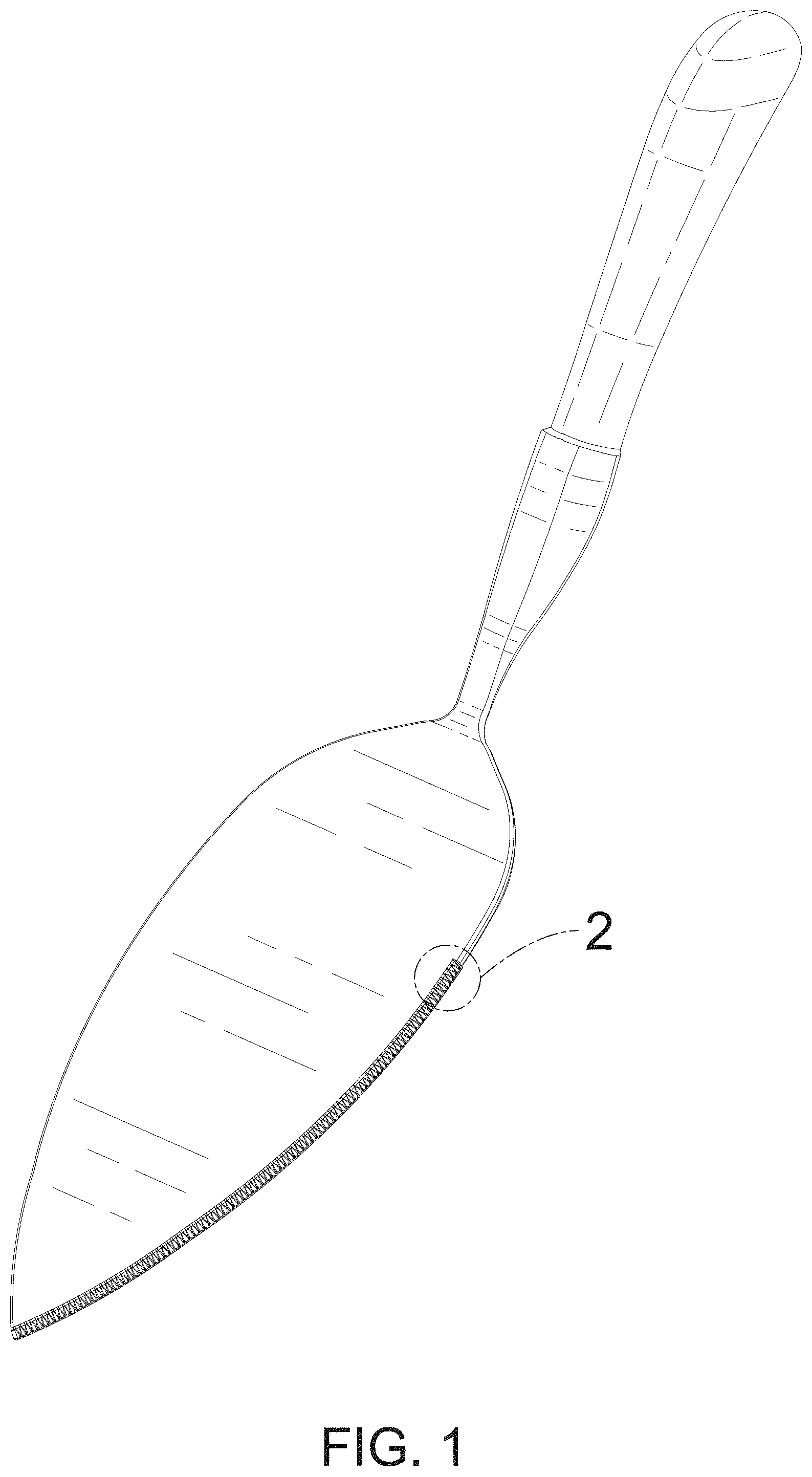 Patent USD1000229 Figure 1 – Cake server