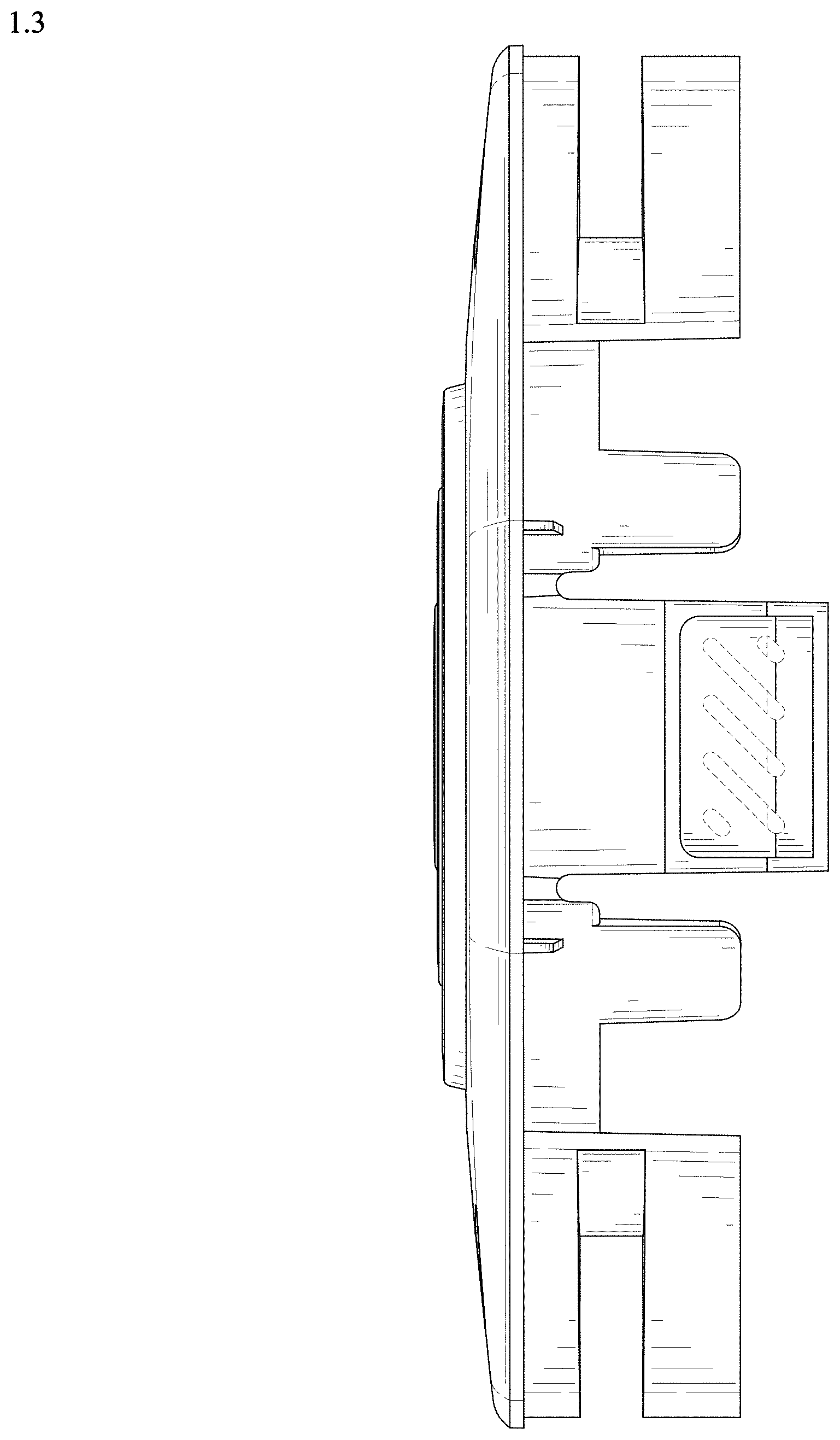 Patent USD1000232 Figure 3 – Grass trimmer head