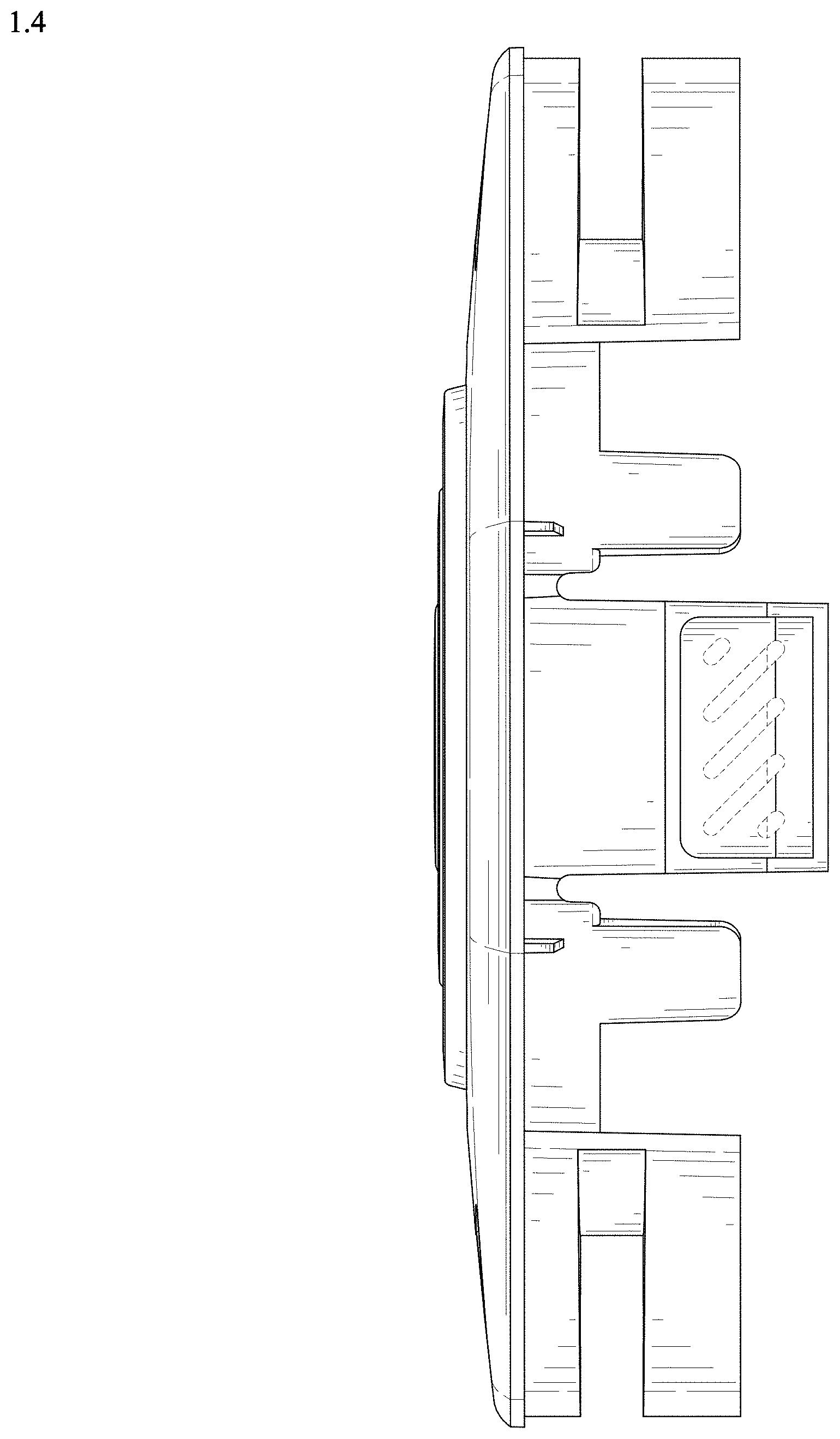 Patent USD1000232 Figure 4 – Grass trimmer head