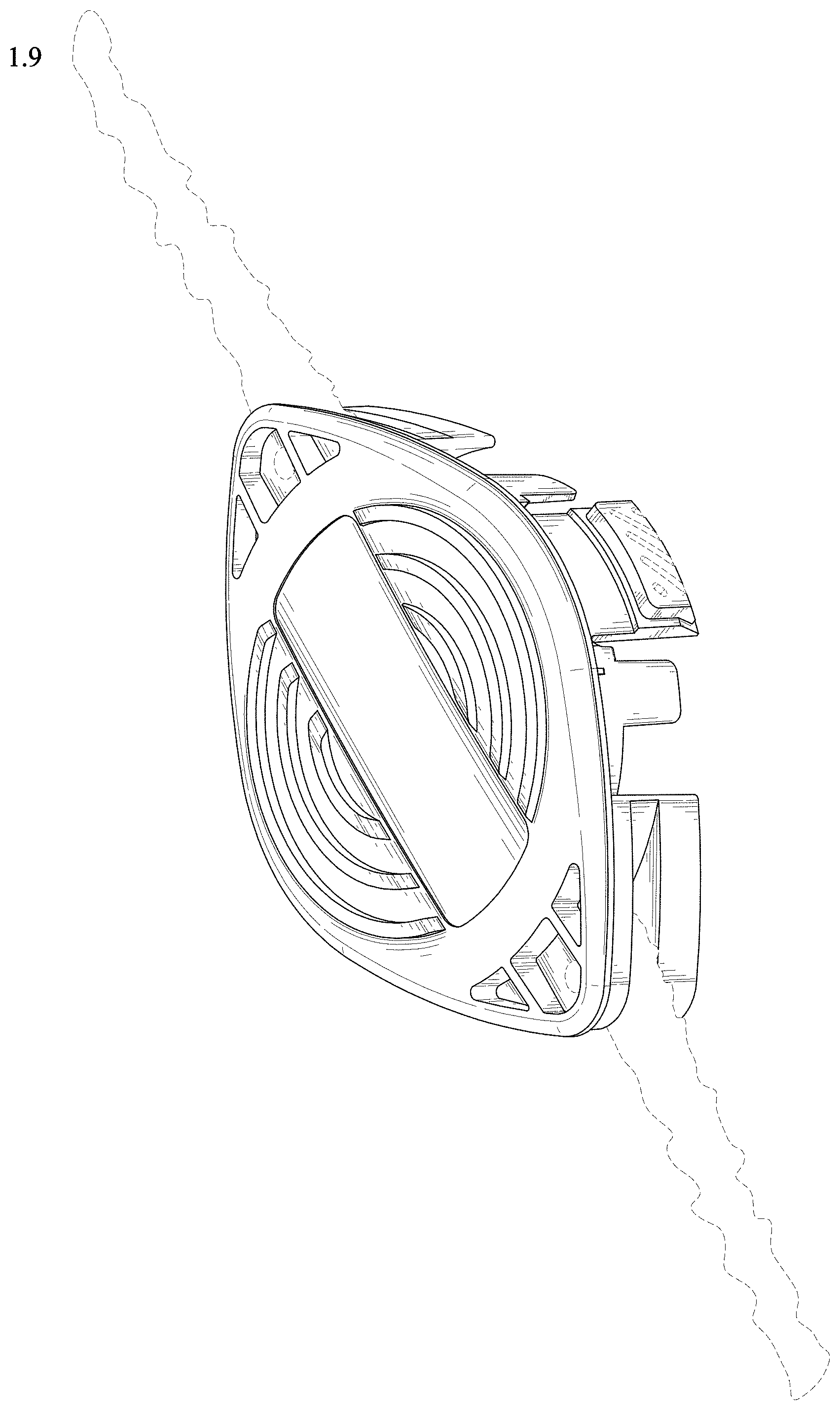 Patent USD1000232 Figure 9 – Grass trimmer head