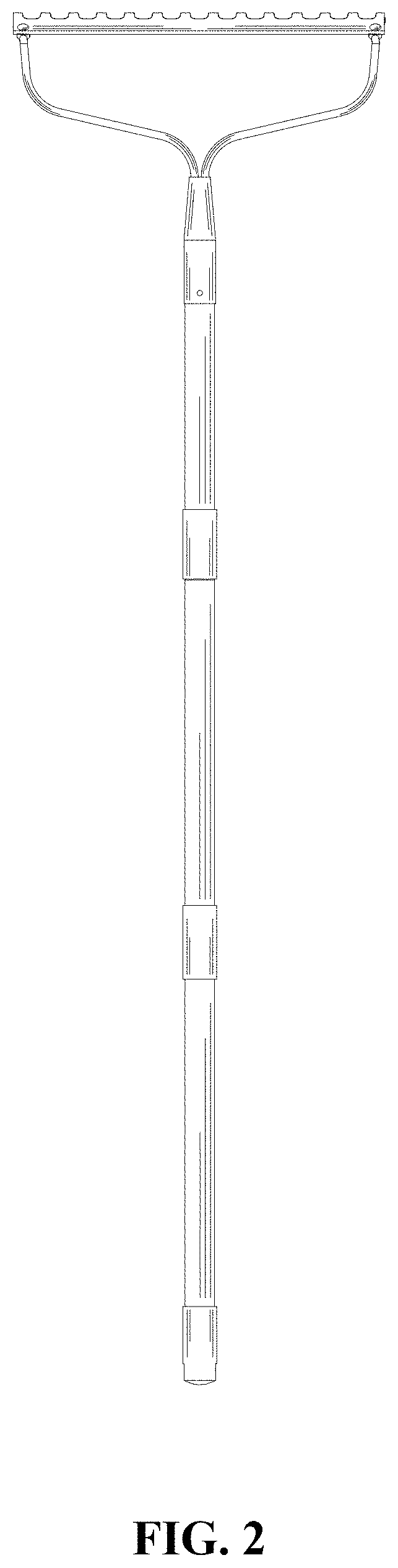 Patent USD1000233 Figure 2 – Bow rake