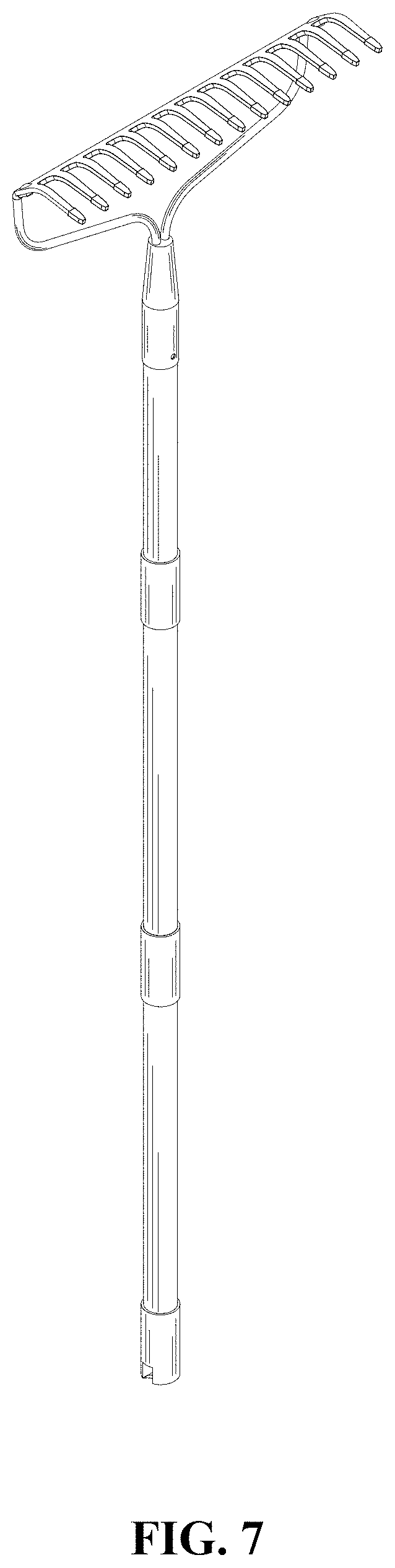 Patent USD1000233 Figure 7 – Bow rake