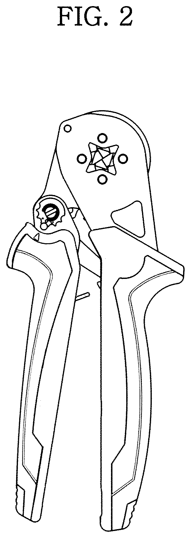 Patent USD1000238 Figure 2 – Crimping tool
