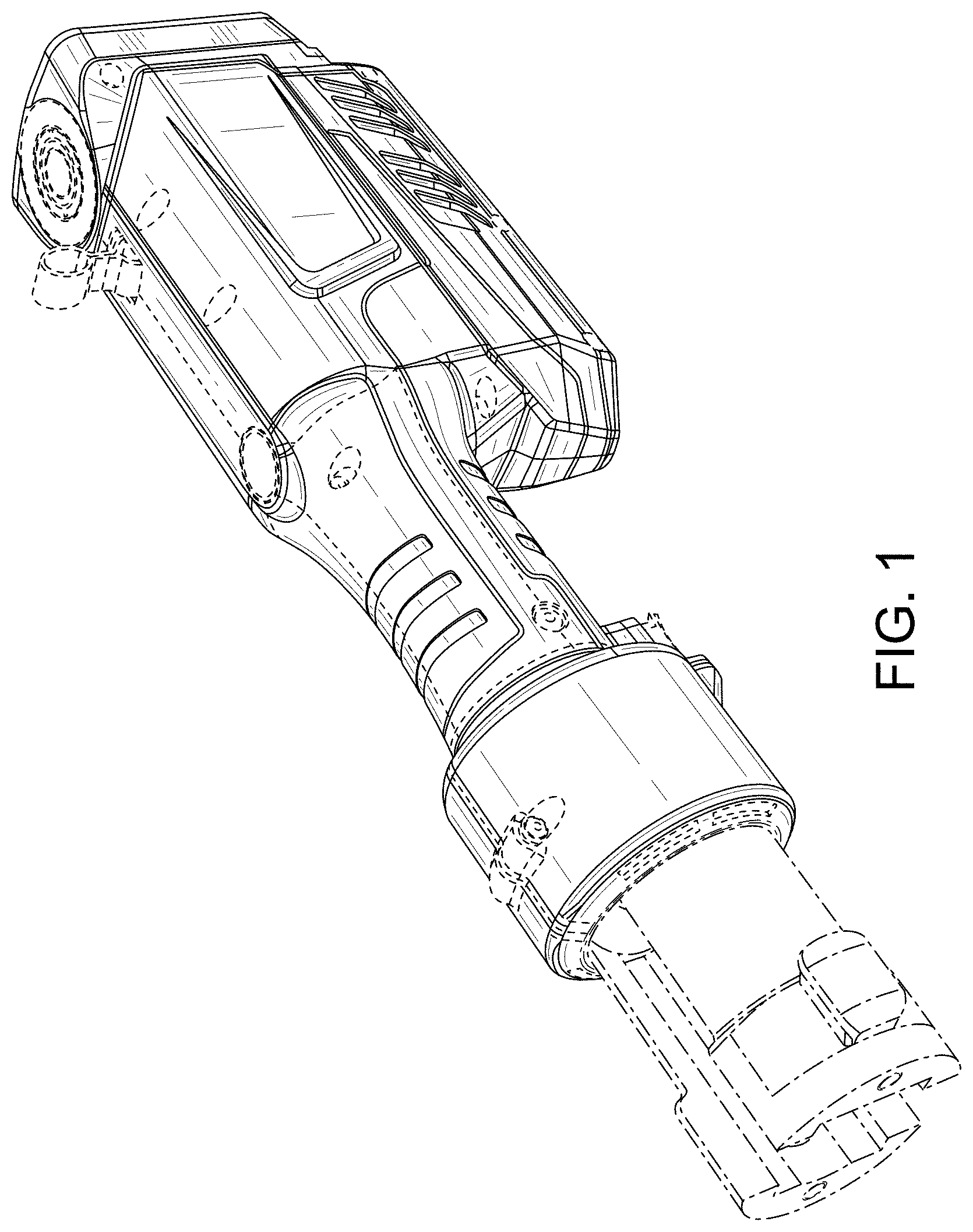 Patent USD1000240 Figure 1 – Pressing tool