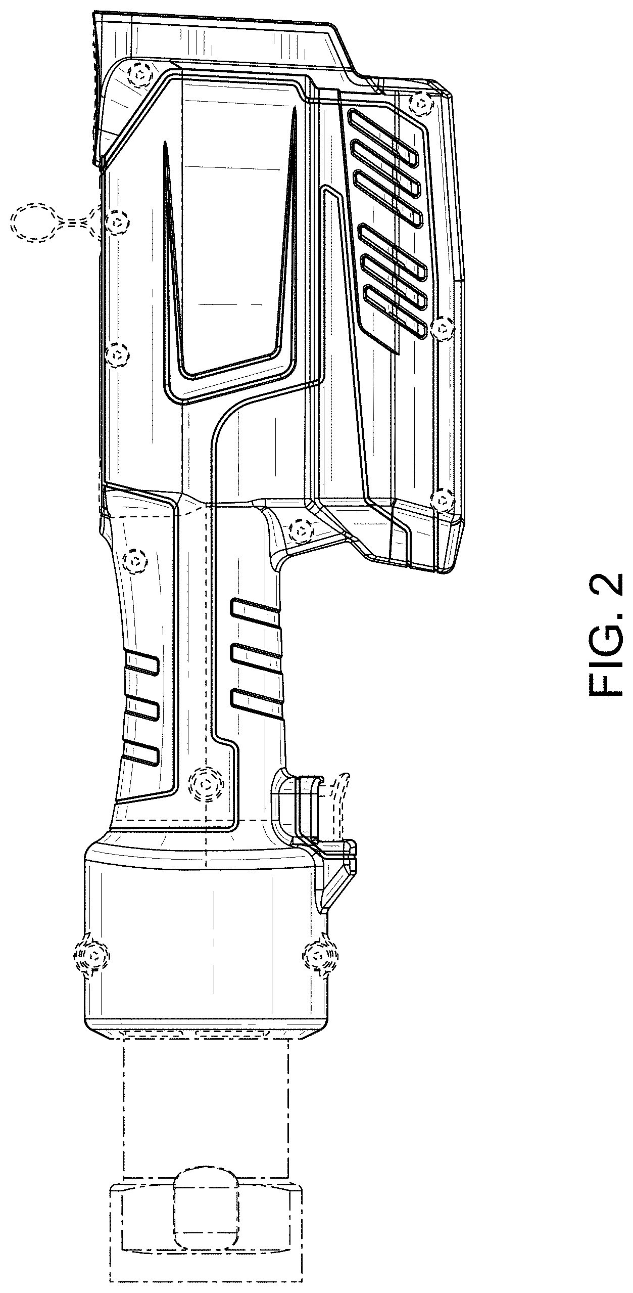 Patent USD1000240 Figure 2 – Pressing tool