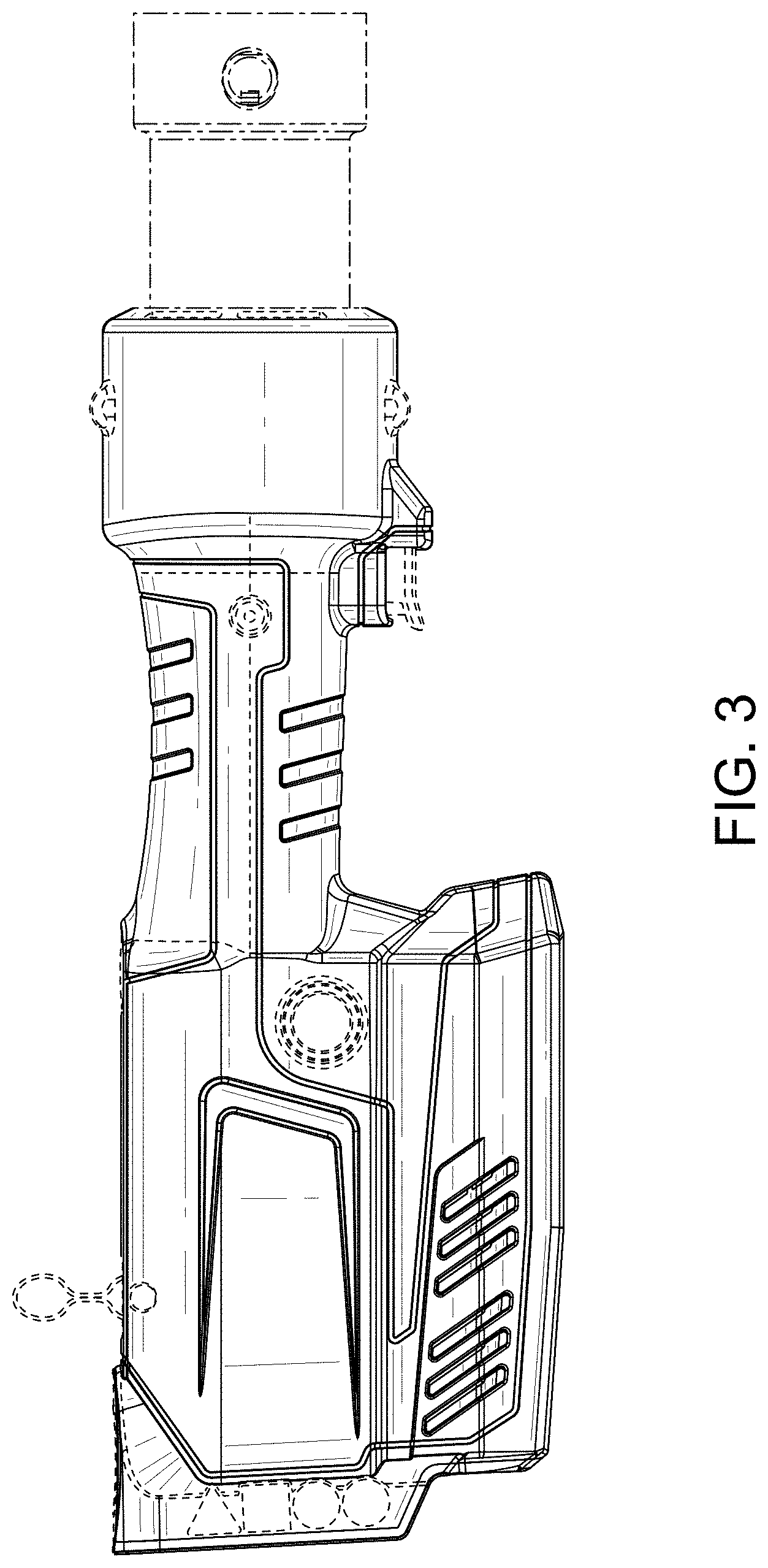 Patent USD1000240 Figure 3 – Pressing tool