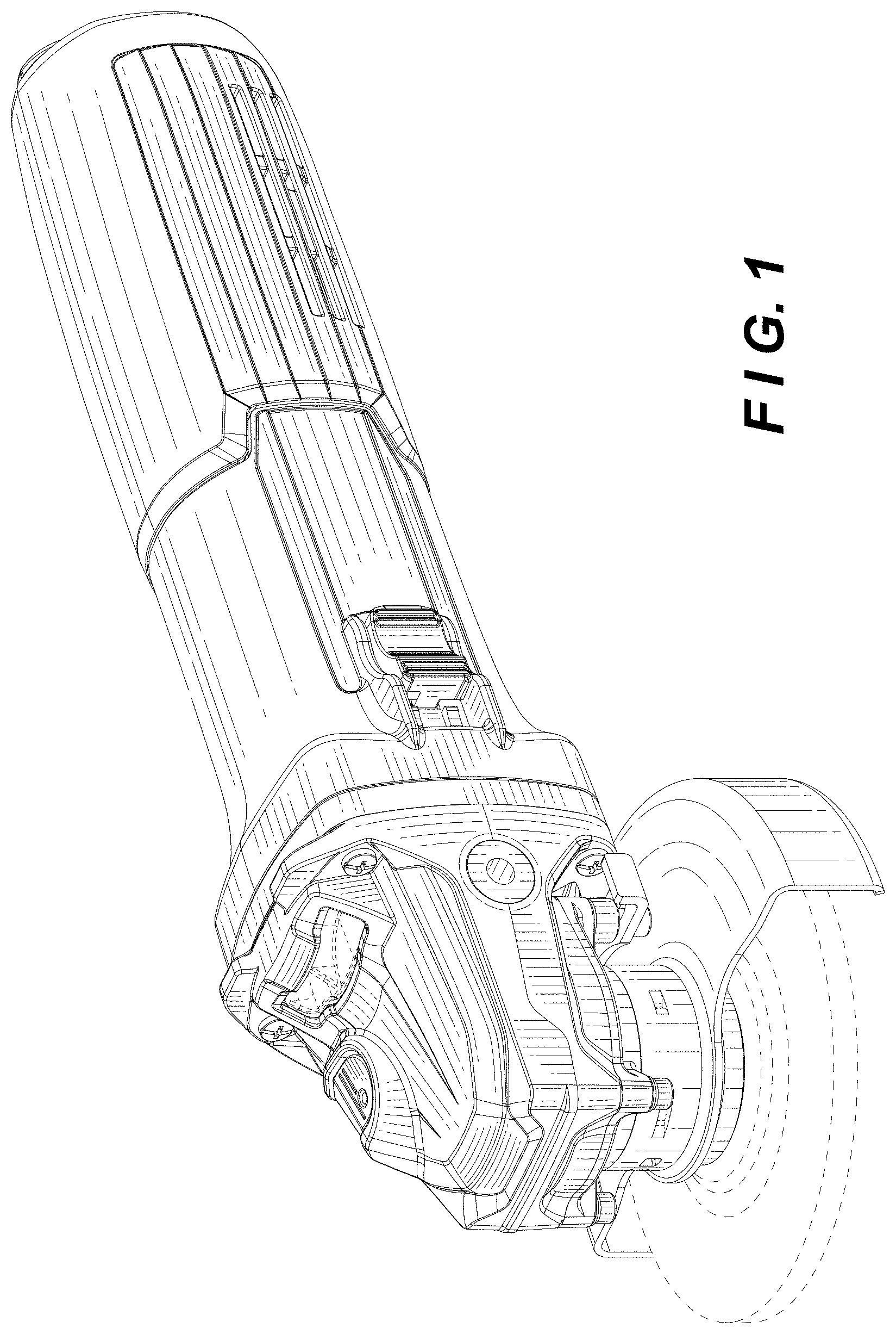 Patent USD1000242 Figure 1 – Portable electric grinder