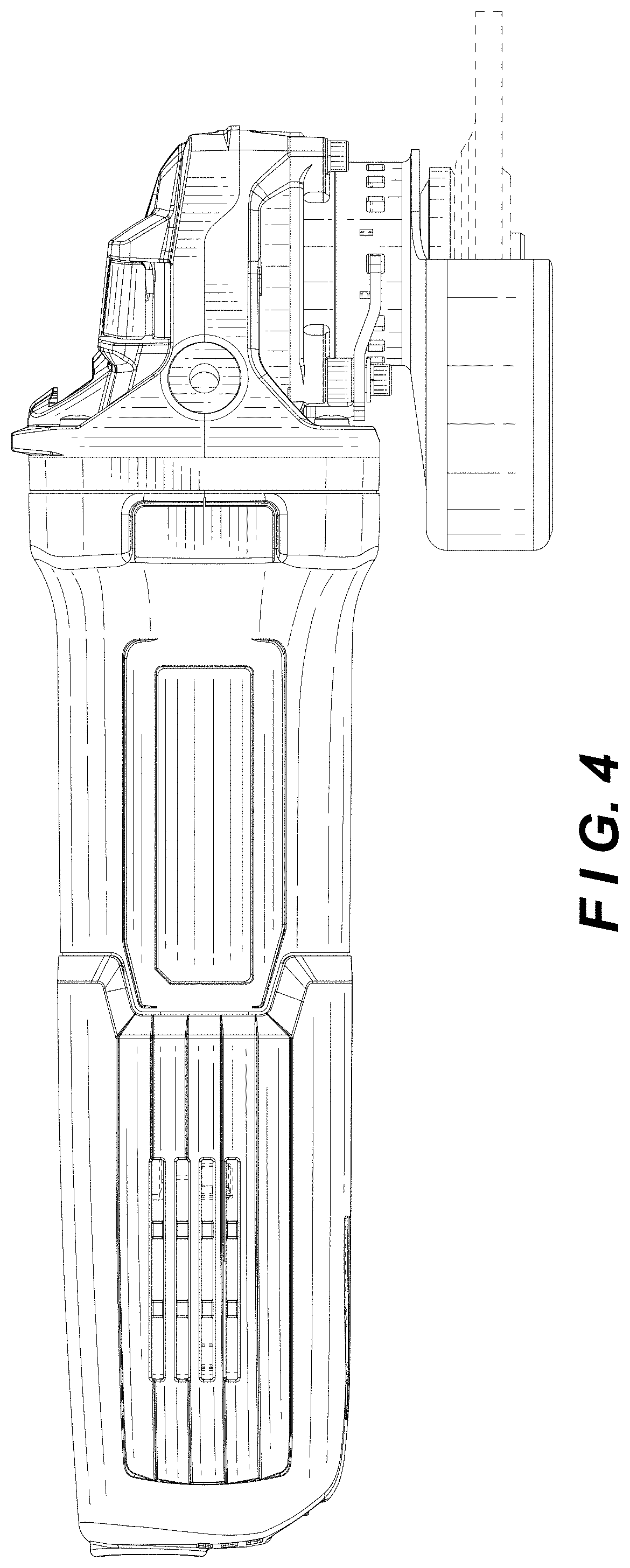 Patent USD1000242 Figure 4 – Portable electric grinder