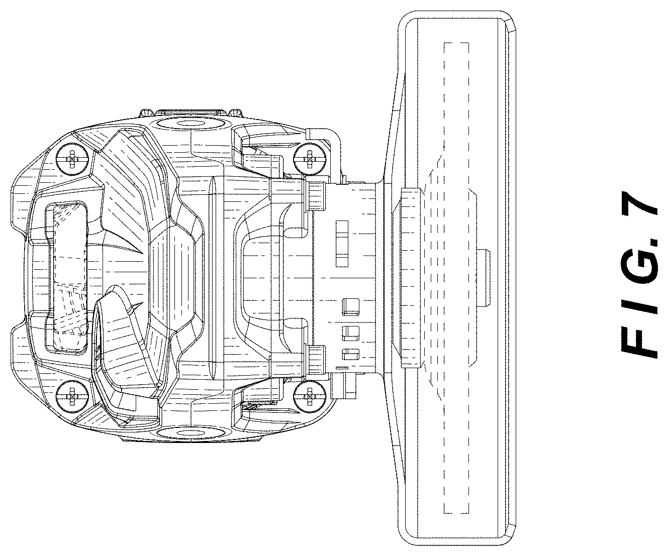 Patent USD1000242 Figure 7 – Portable electric grinder