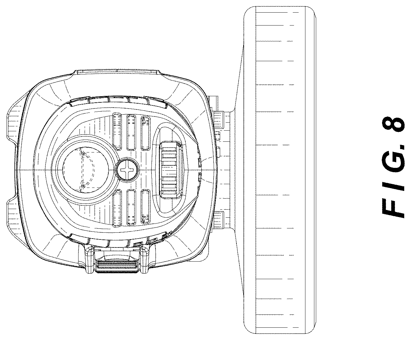 Patent USD1000242 Figure 8 – Portable electric grinder