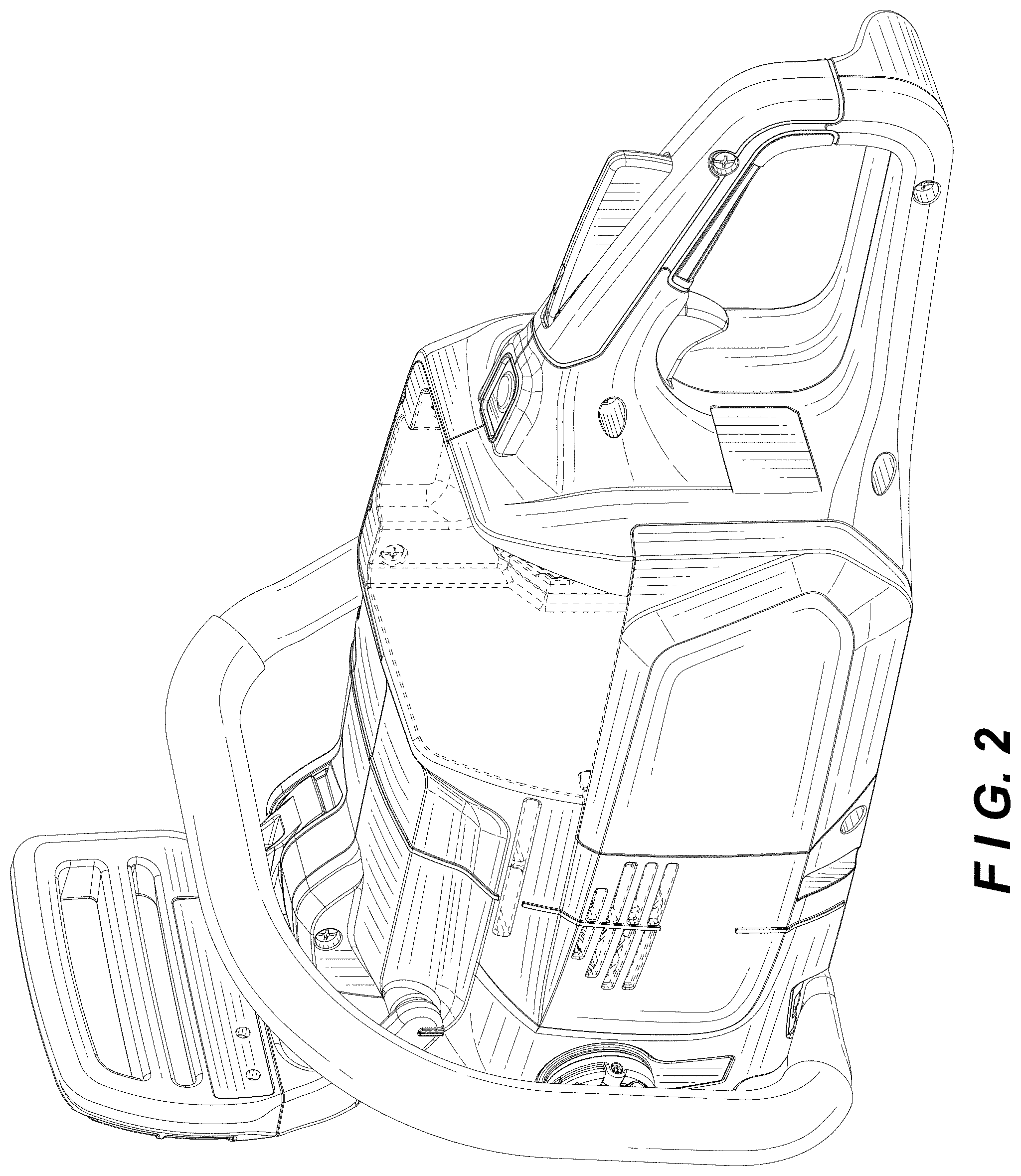 Patent USD1000244 Figure 2 – Portable electric chainsaw body