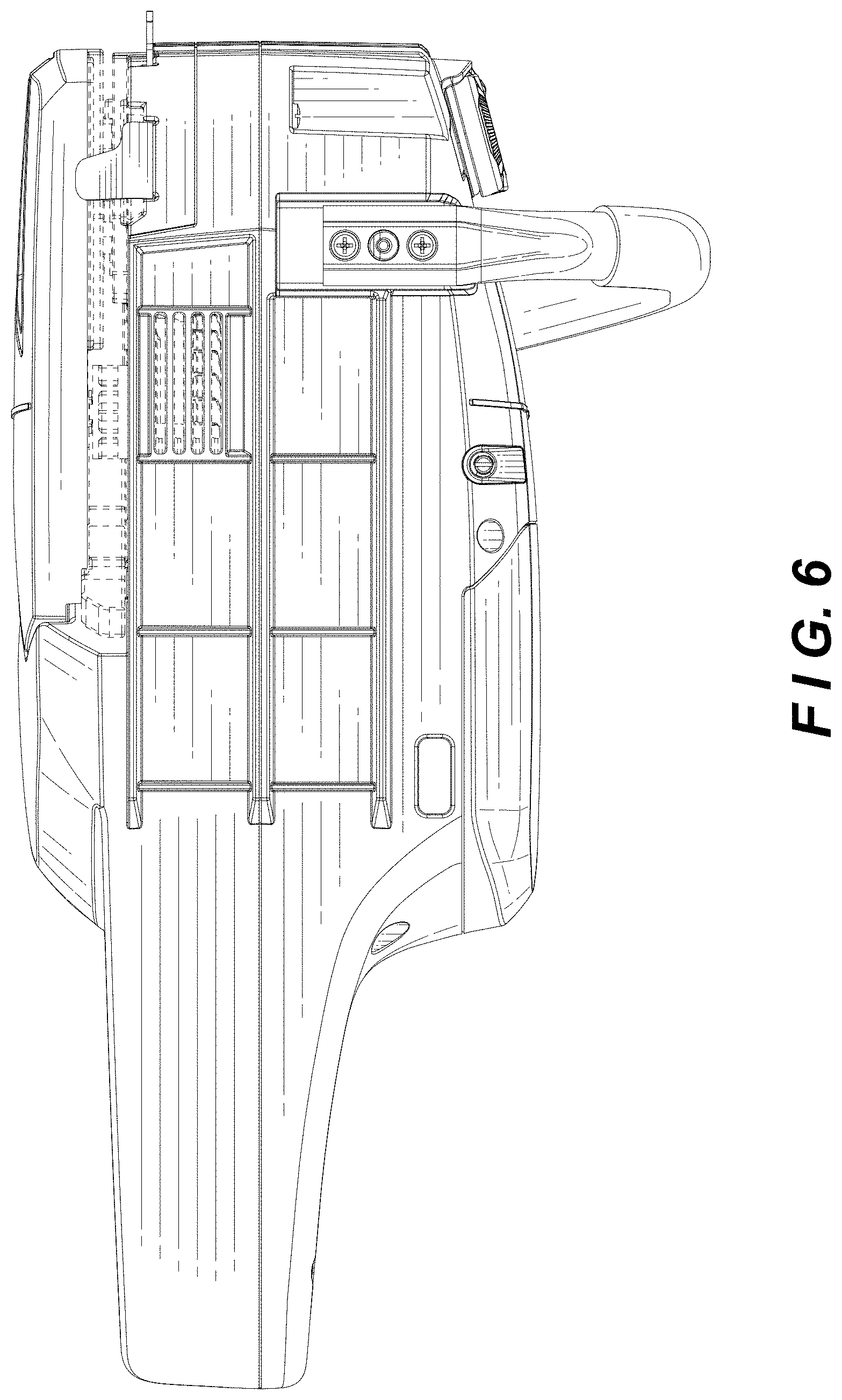 Patent USD1000244 Figure 6 – Portable electric chainsaw body