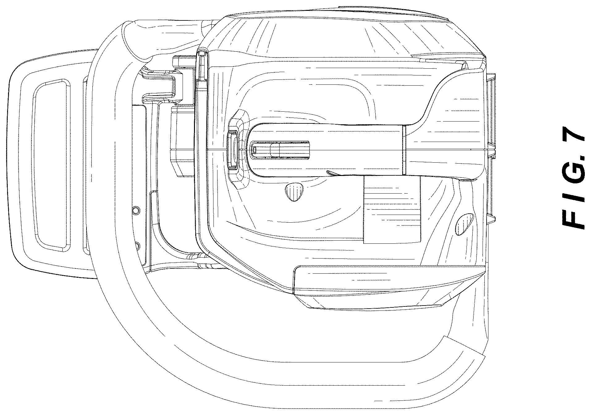 Patent USD1000244 Figure 7 – Portable electric chainsaw body