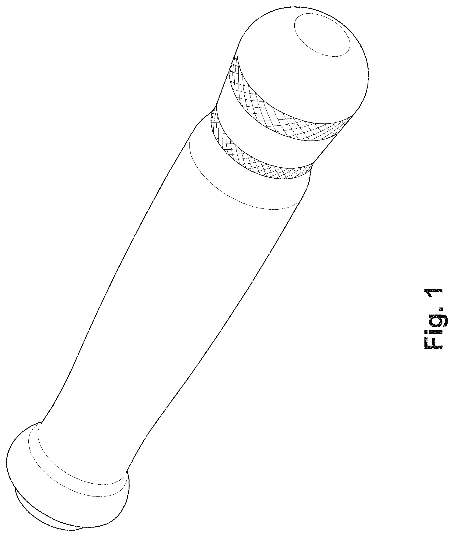 Patent USD1000245 Figure 1 – Handle of a hand tool