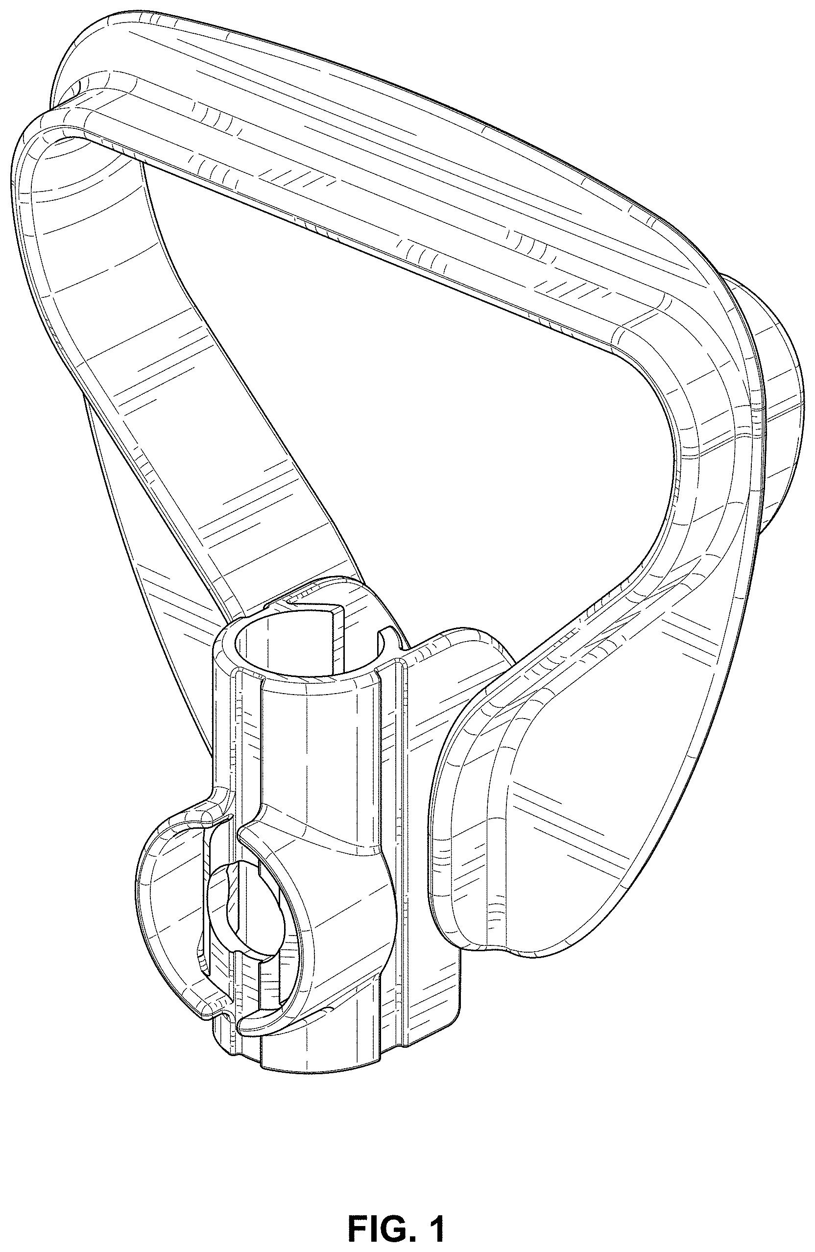 Patent USD1000246 Figure 1 – Handle assembly for a gas cylinder