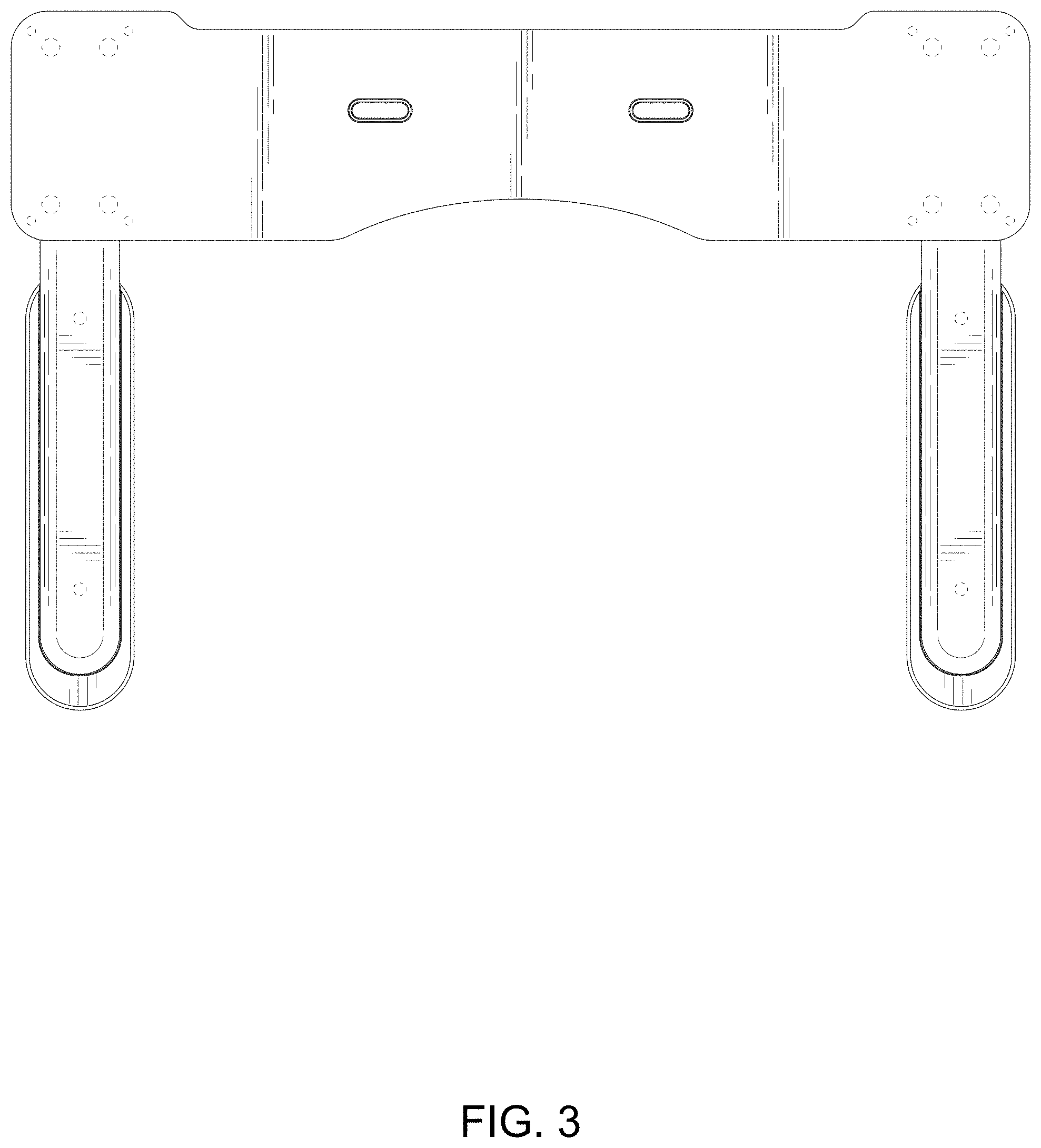 Patent USD1000247 Figure 3 – Toilet grab bar