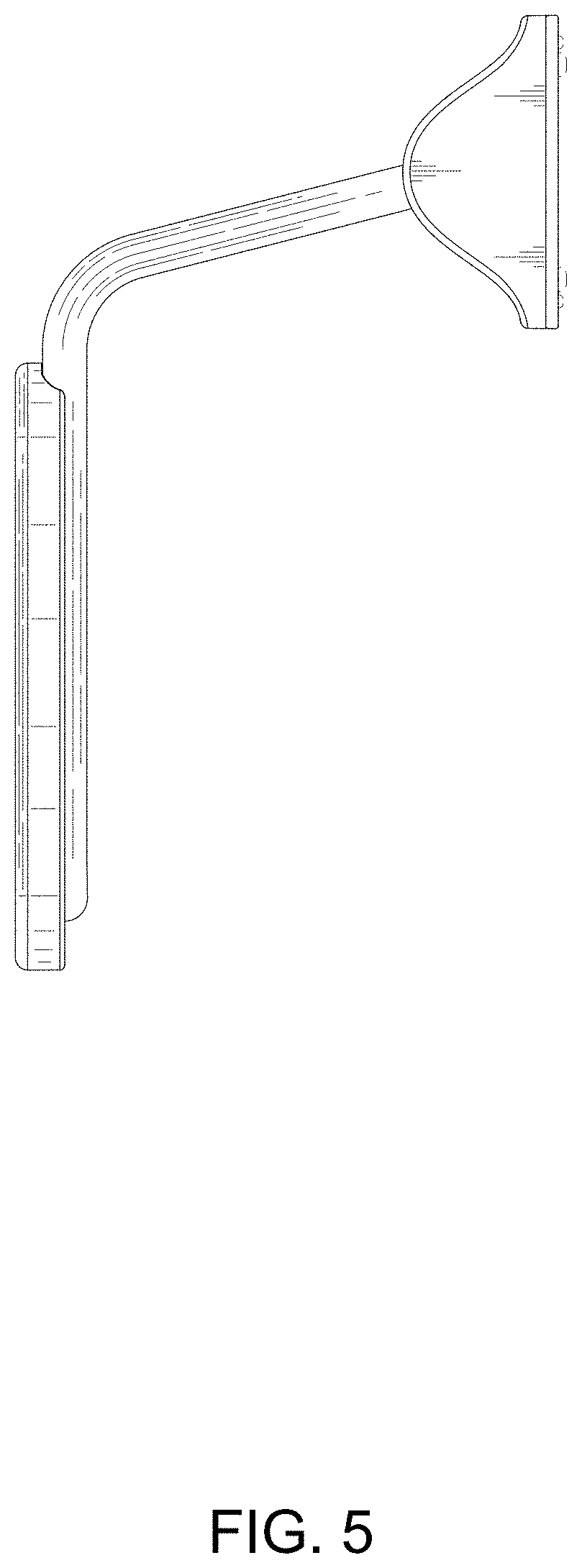 Patent USD1000247 Figure 5 – Toilet grab bar