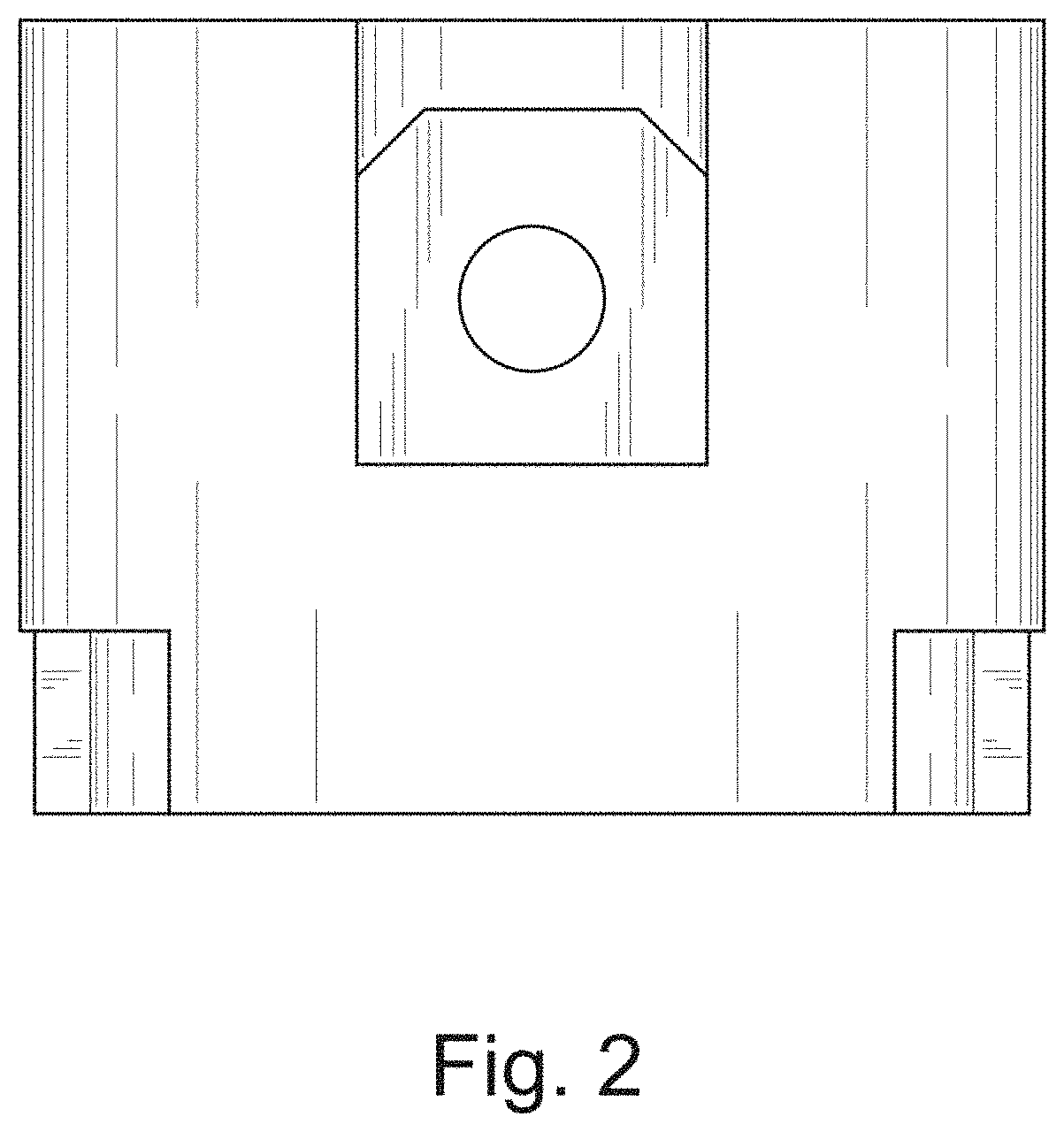 Patent USD1000249 Figure 2 – Cabinet door handle hasp