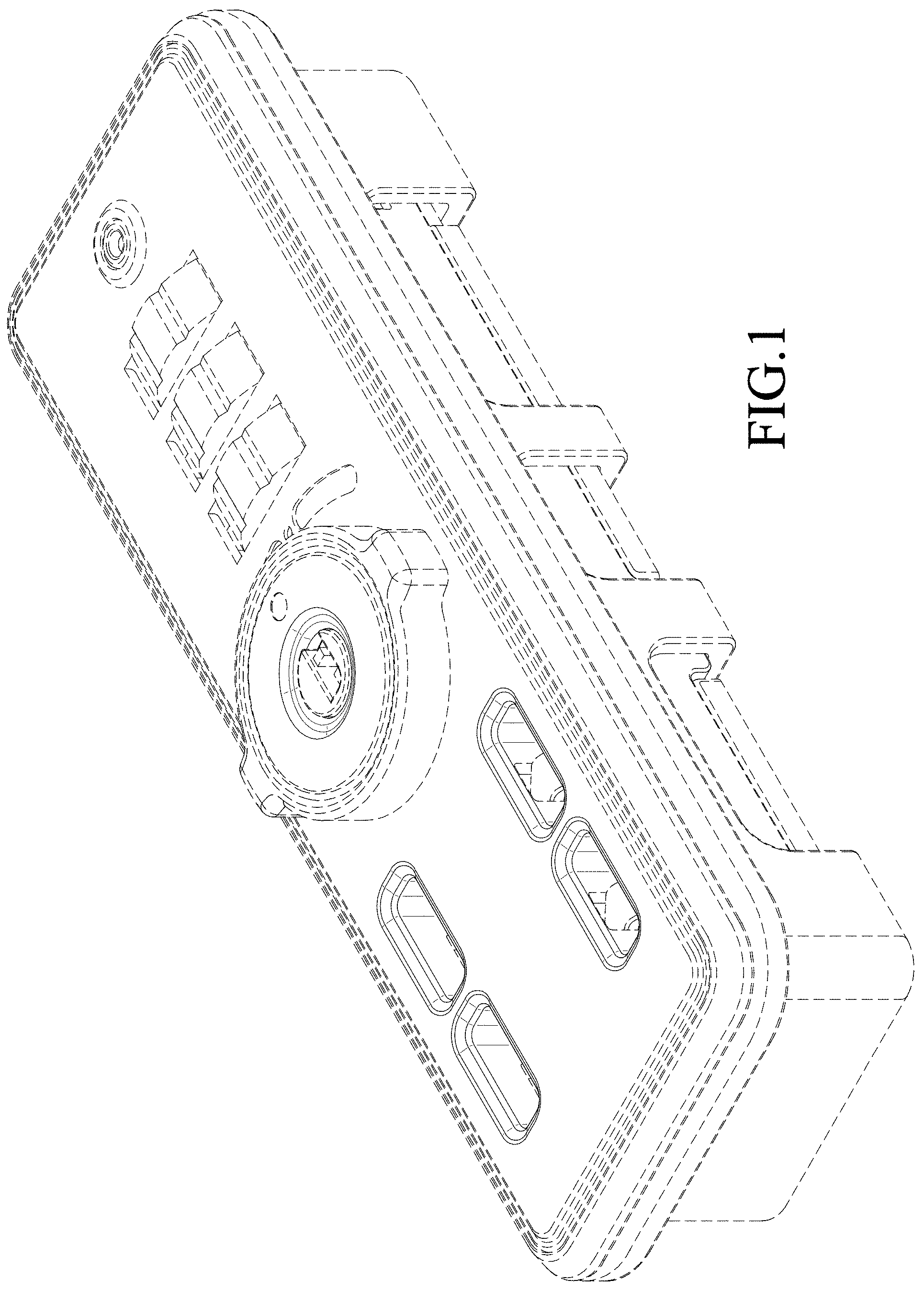 Patent USD1000250 Figure 1 – Zipper lock