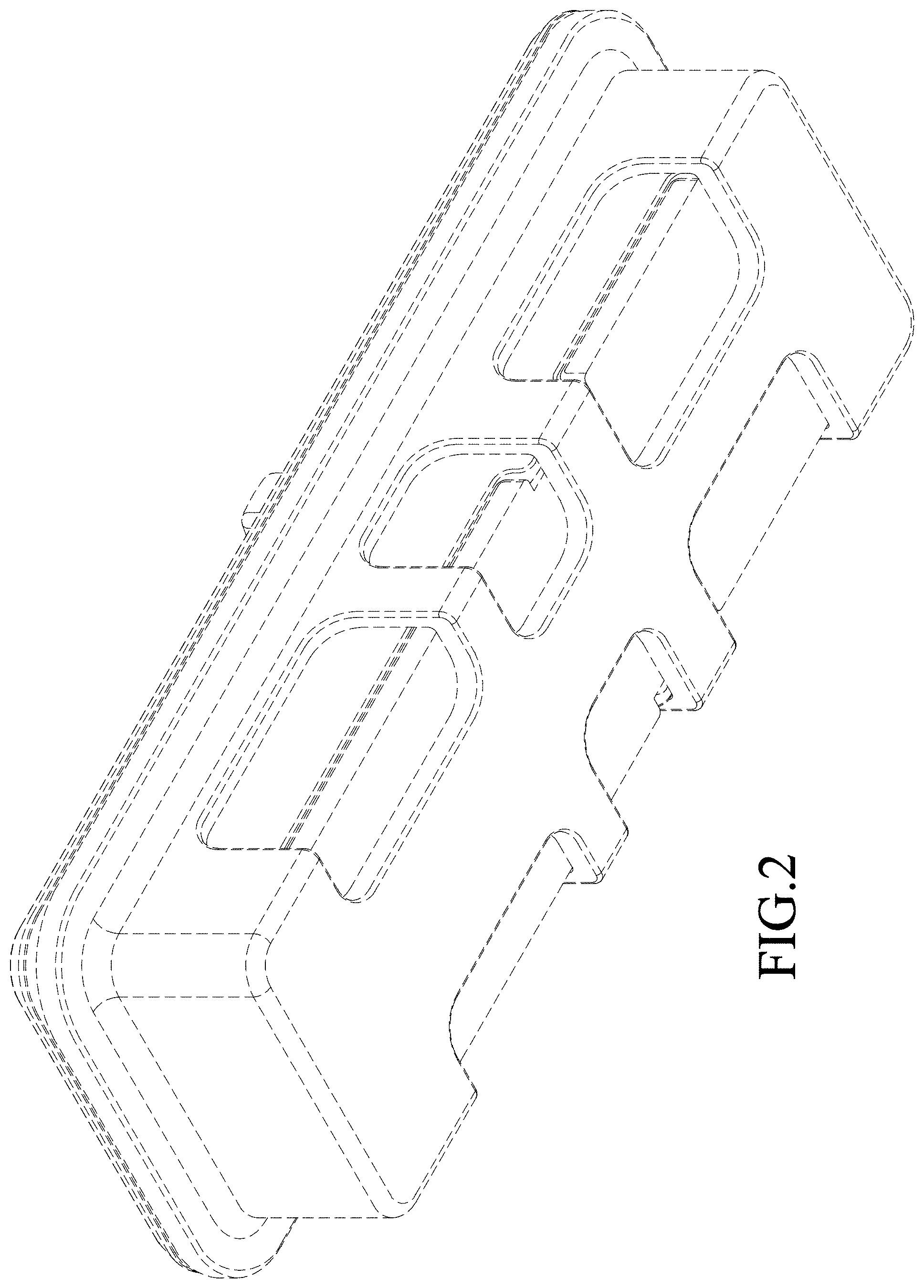 Patent USD1000250 Figure 2 – Zipper lock
