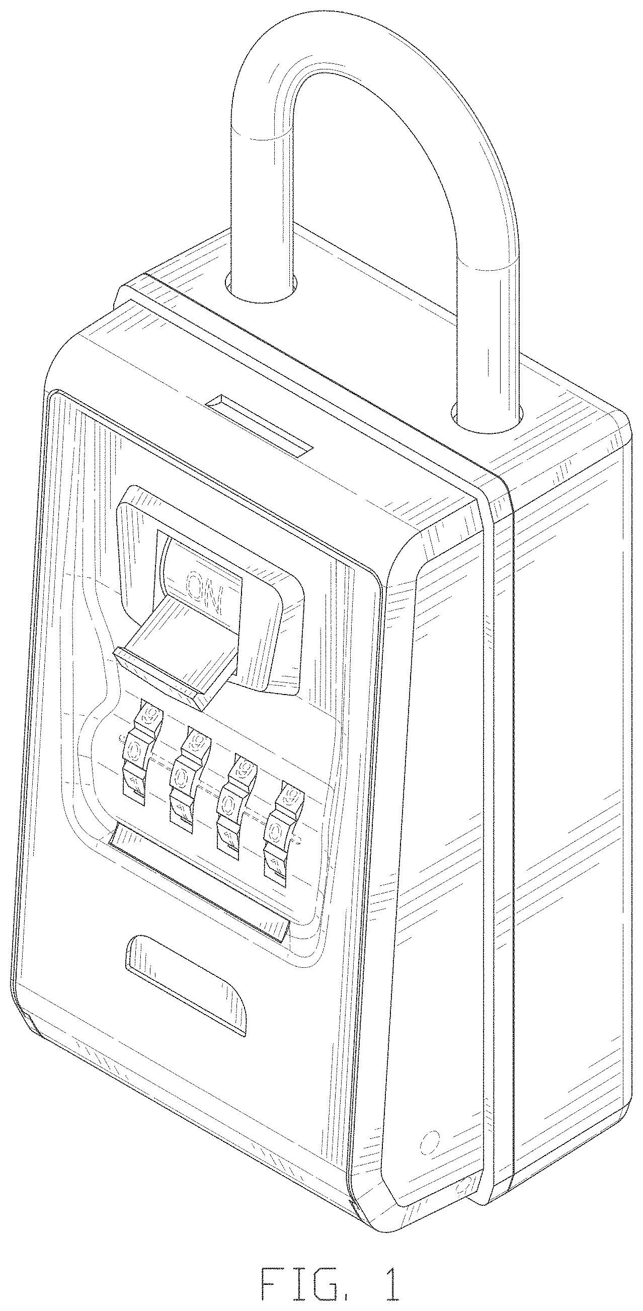 Patent USD1000251 Figure 1 – Lock