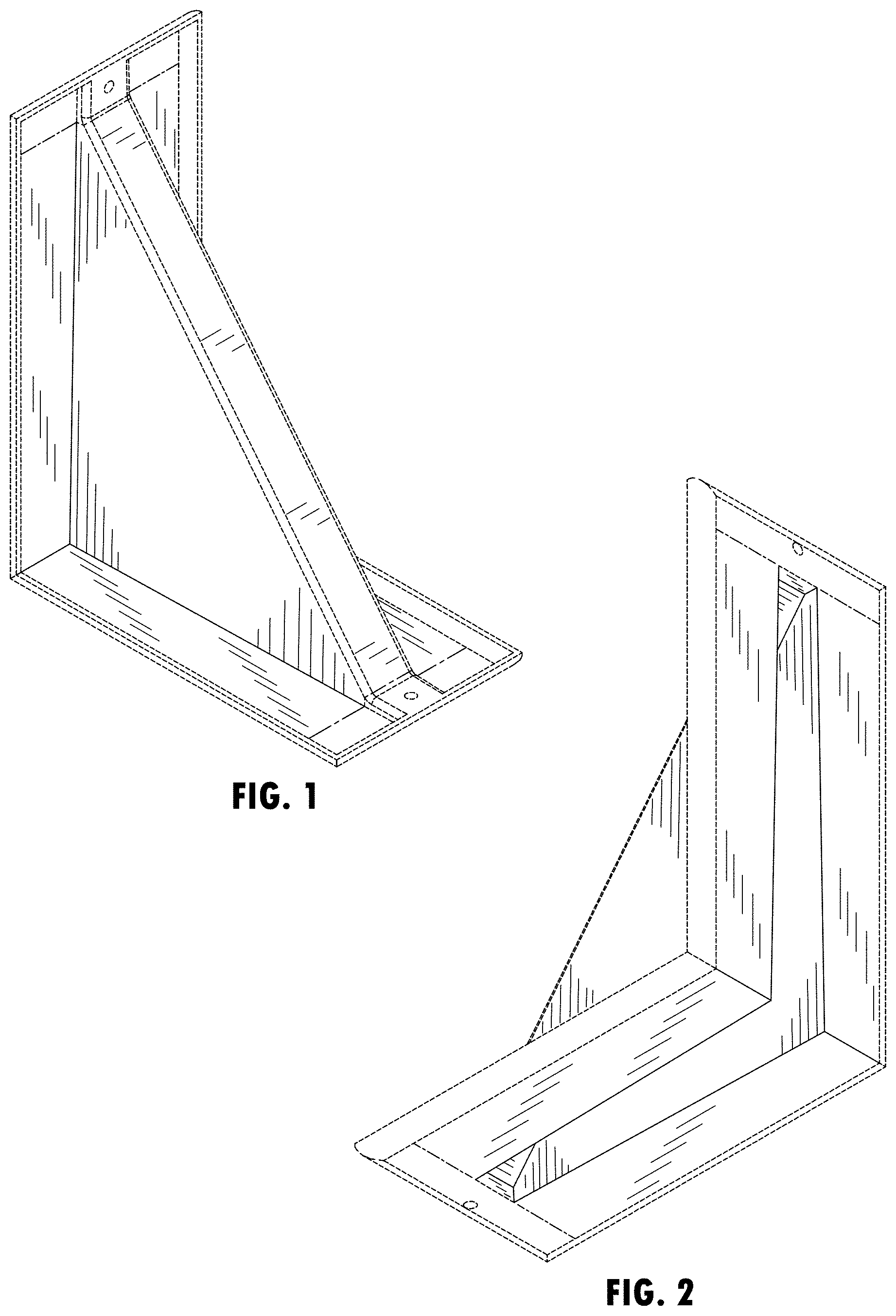 Patent USD1000253 Figure 1 – Form bracket for concrete panel form