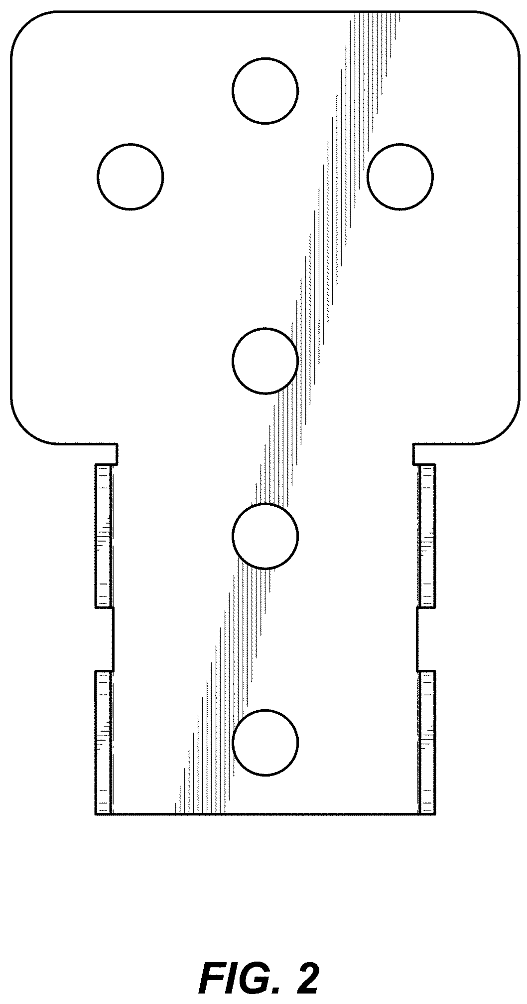 Patent USD1000254 Figure 2 – Bracket