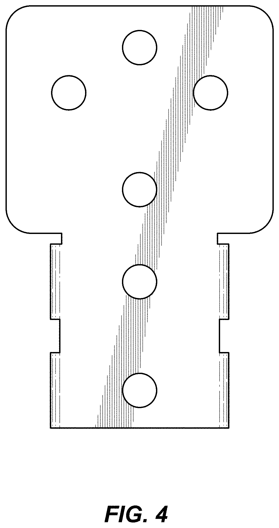 Patent USD1000254 Figure 4 – Bracket