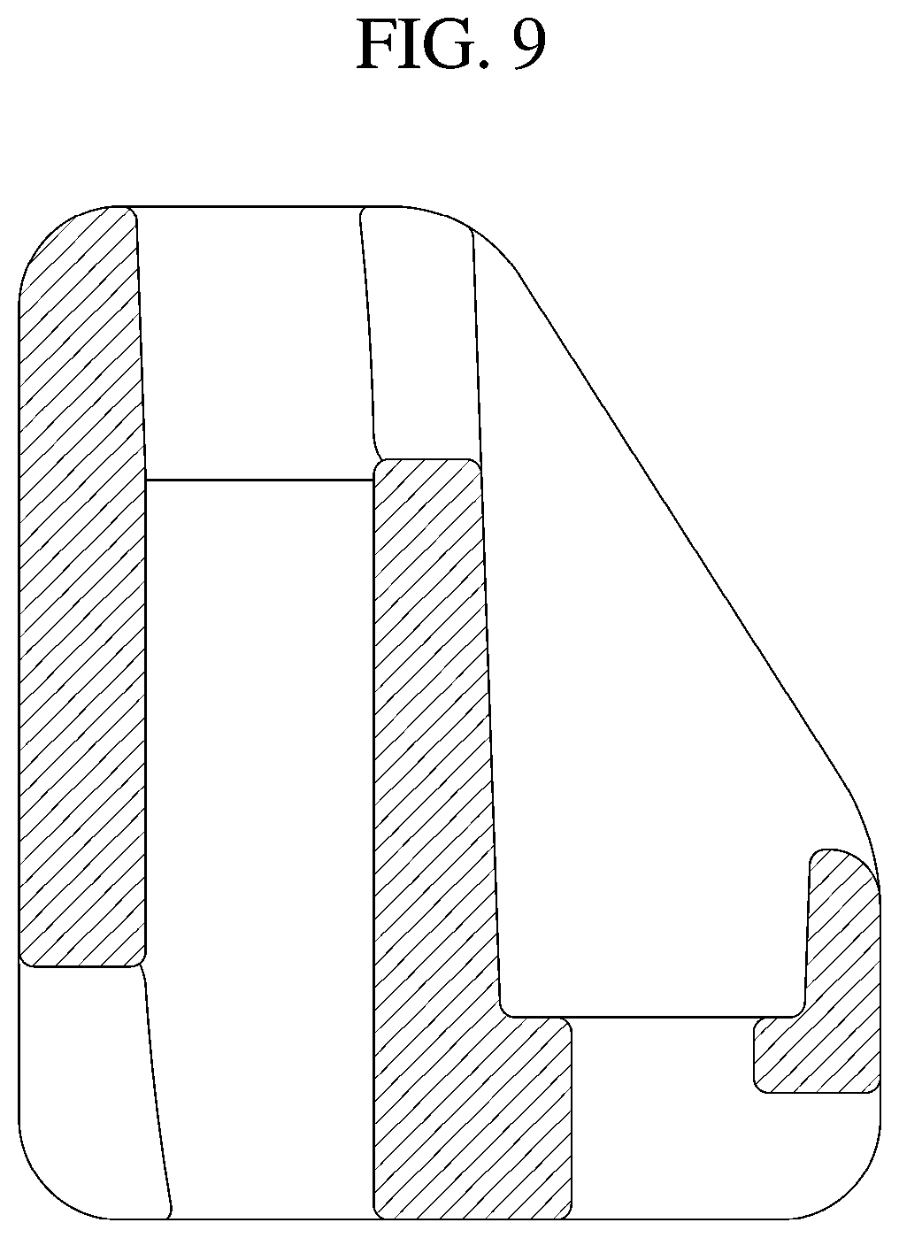Patent USD1000255 Figure 7 – Cord adjuster for tent