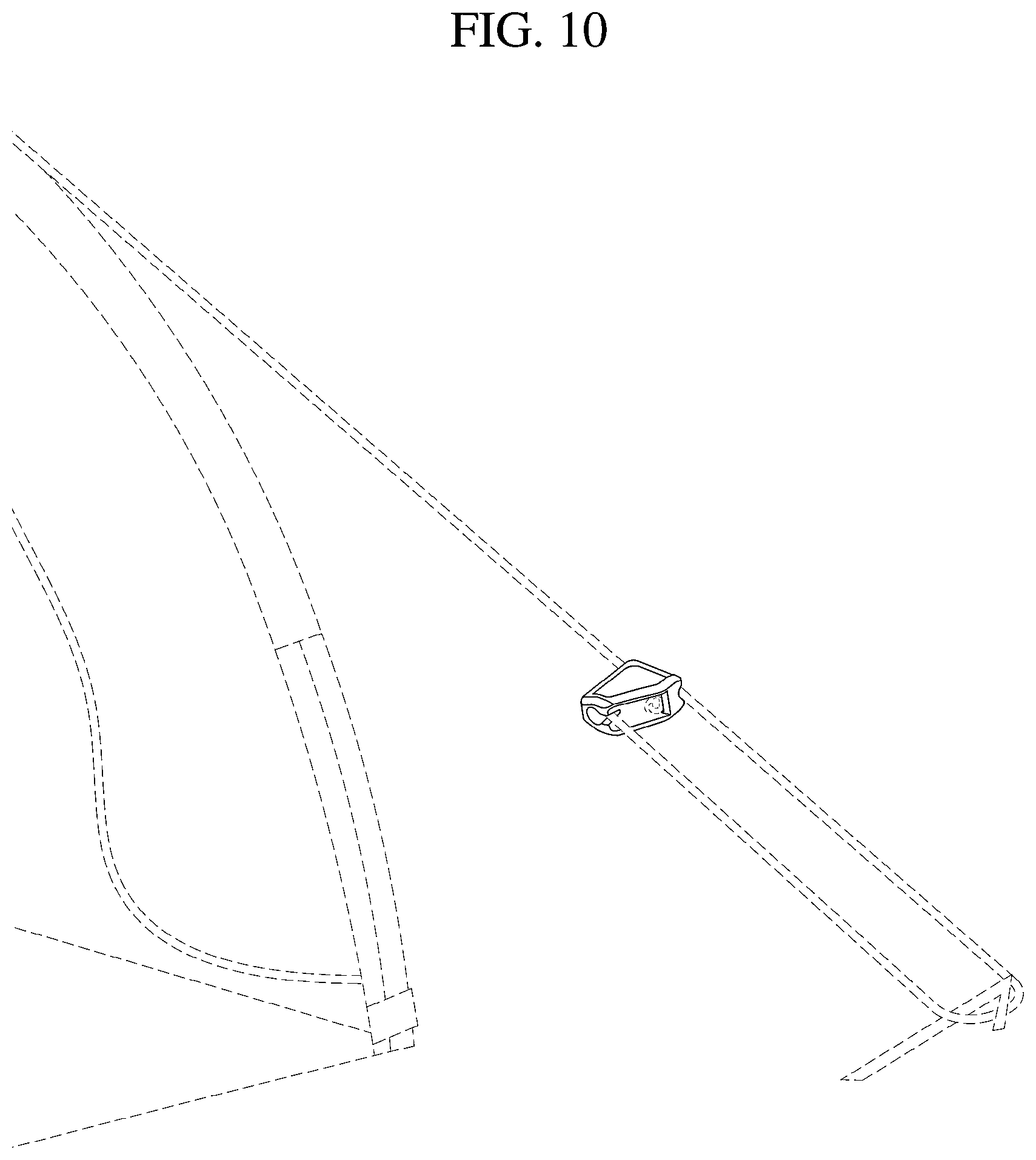Patent USD1000255 Figure 8 – Cord adjuster for tent