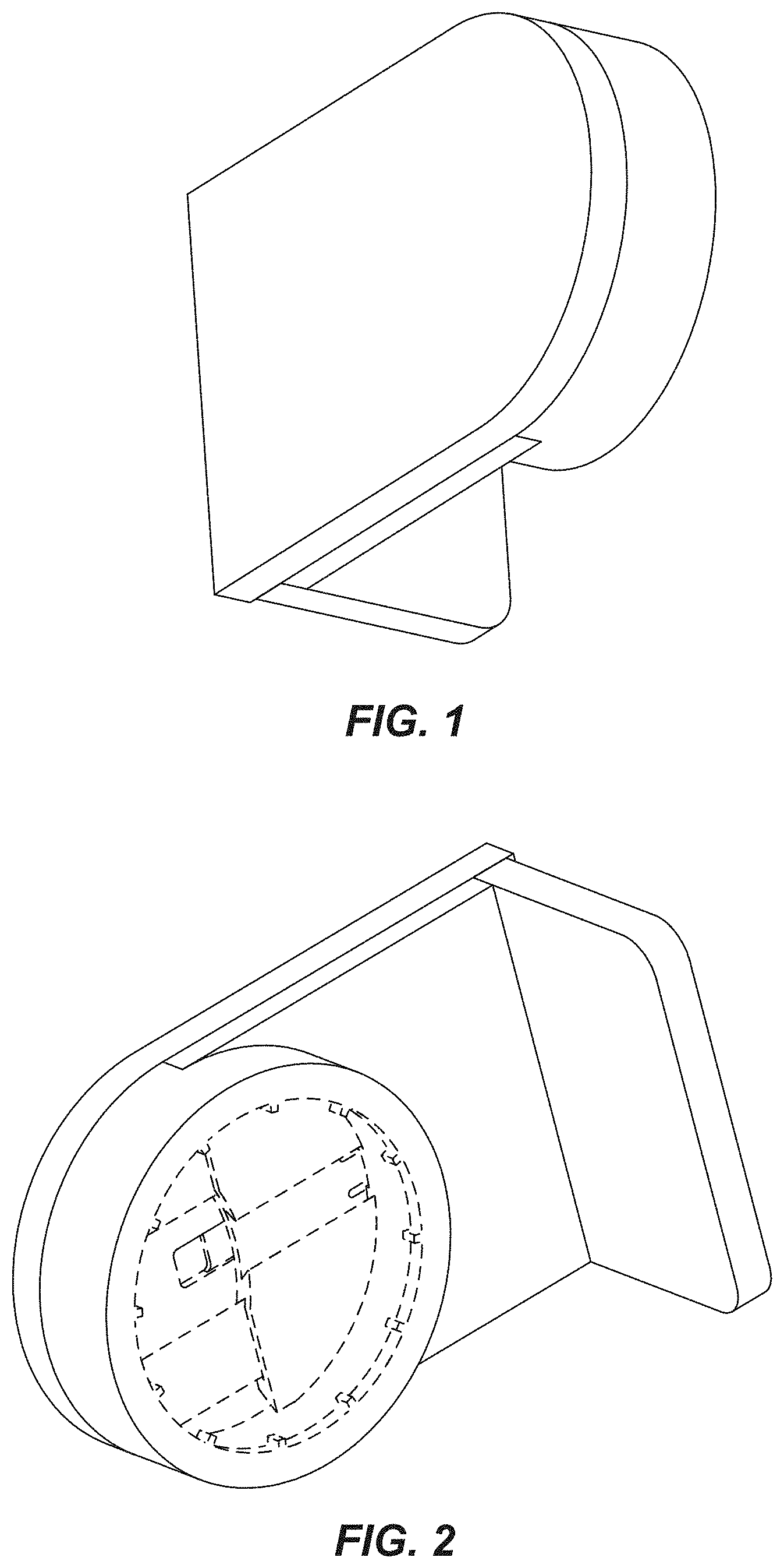 Patent USD1000256 Figure 1 – Bracket applied to a window treatment