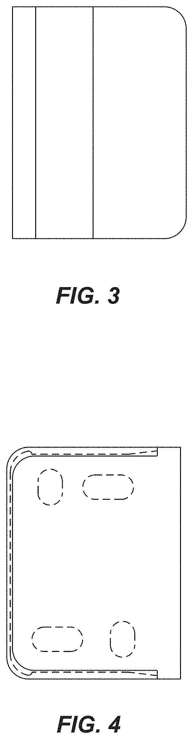 Patent USD1000256 Figure 2 – Bracket applied to a window treatment