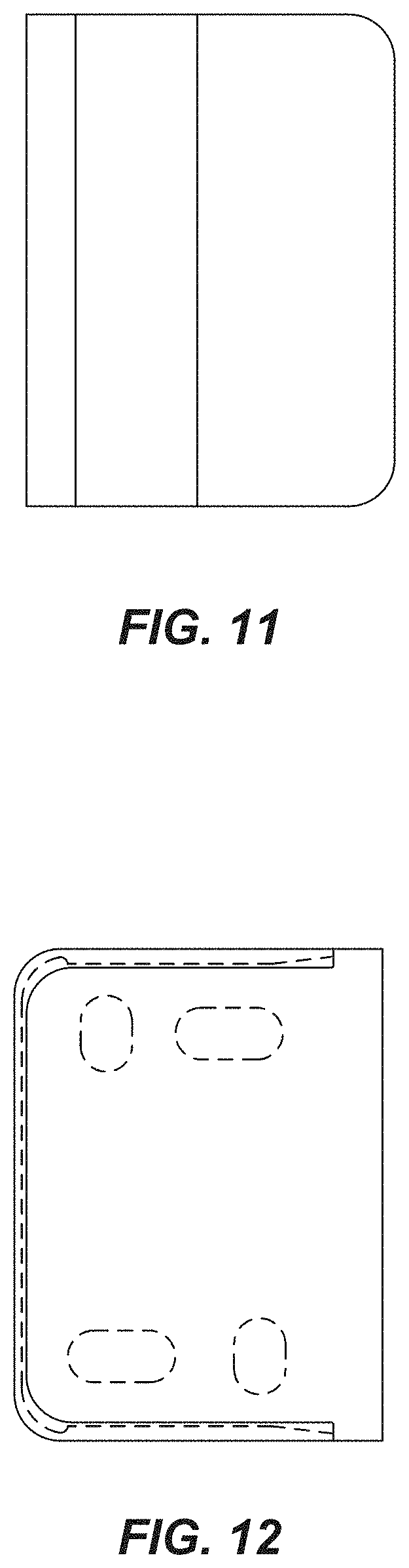 Patent USD1000256 Figure 6 – Bracket applied to a window treatment