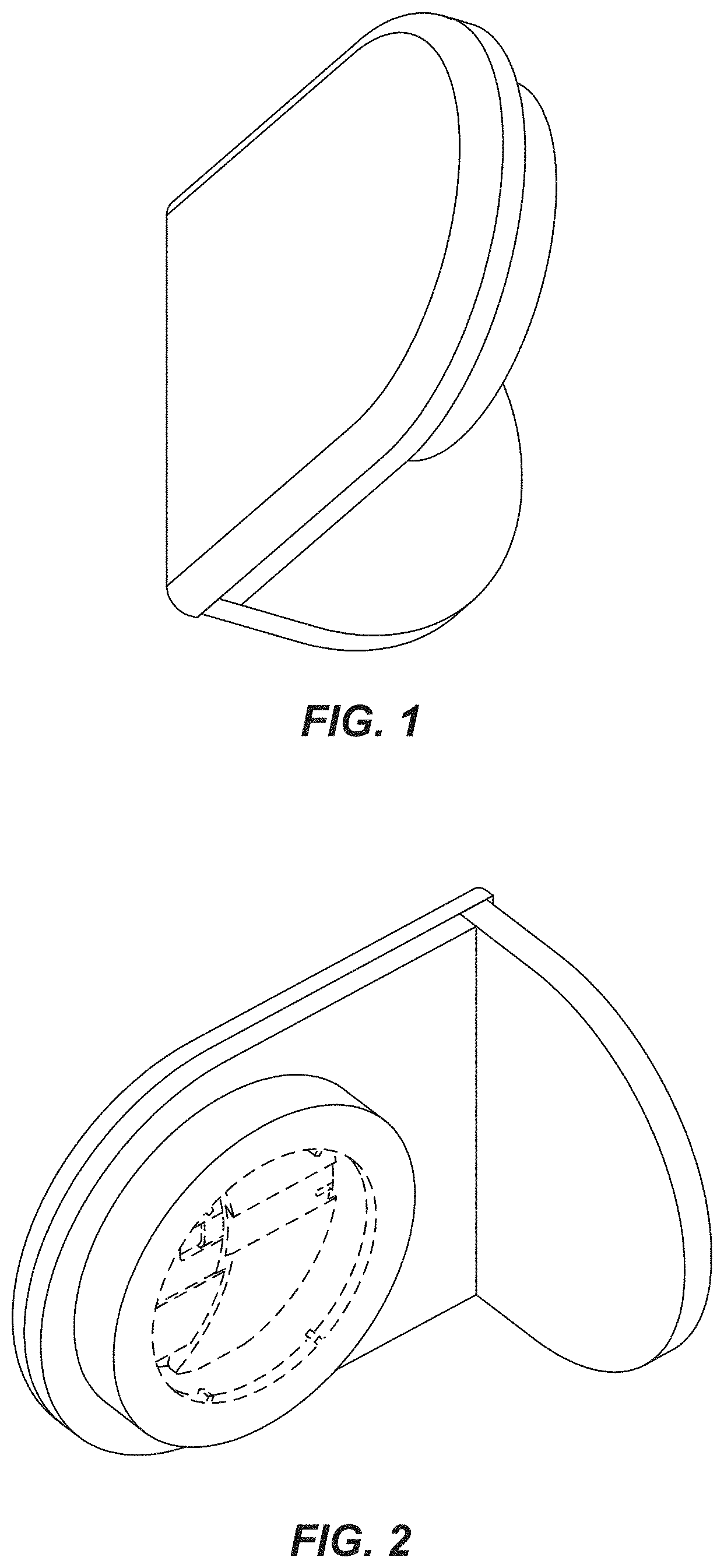 Patent USD1000257 Figure 1 – Bracket applied to a window treatment