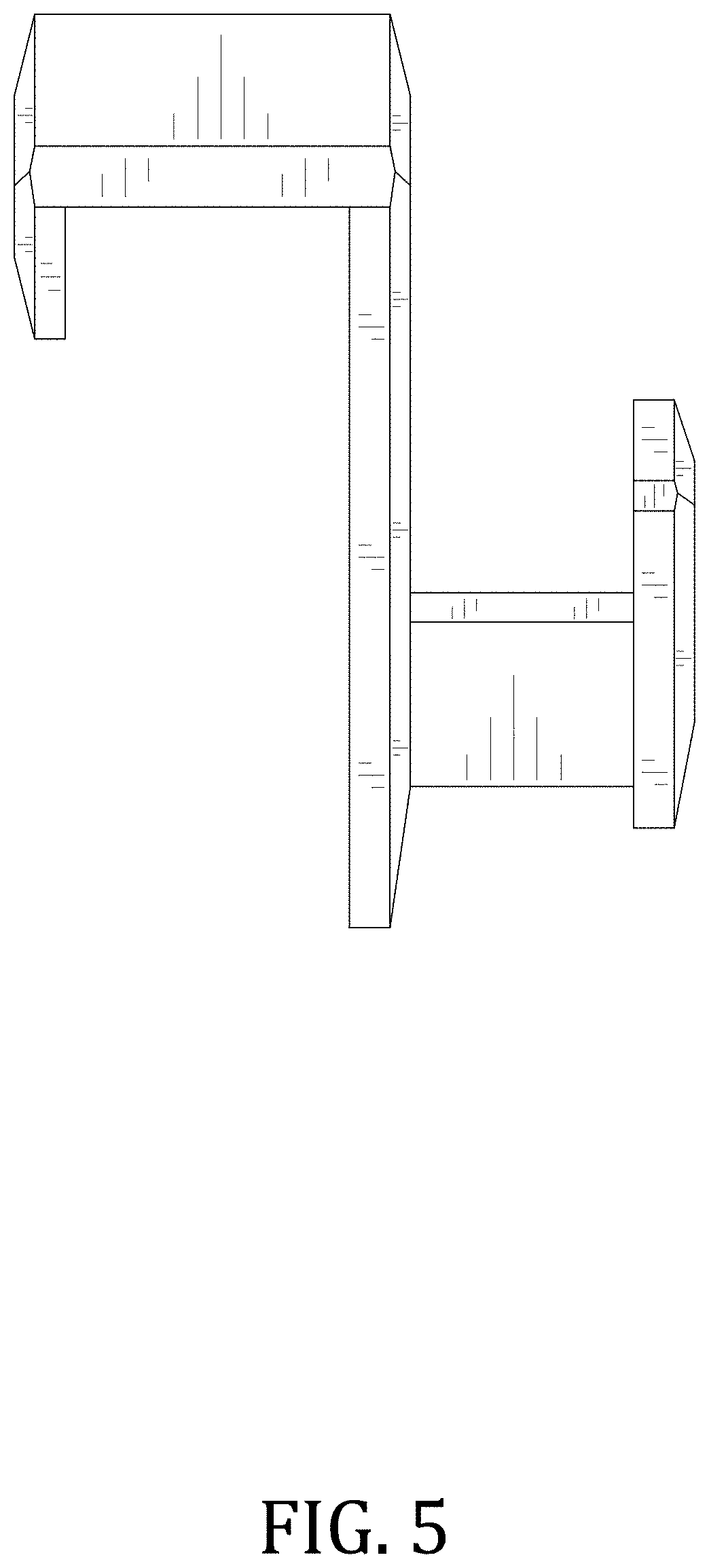 Patent USD1000258 Figure 5 – Clothes hanger hook
