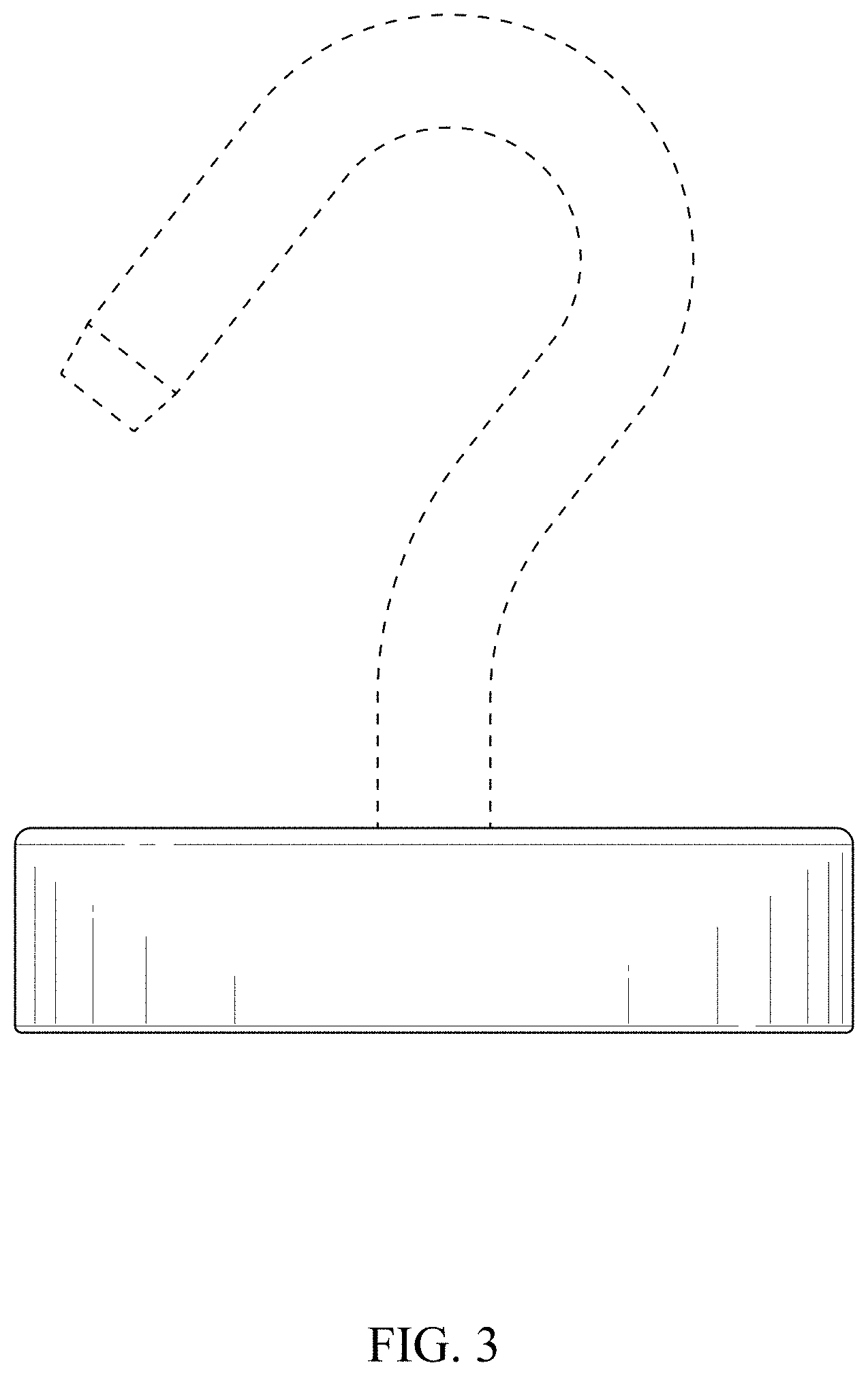 Patent USD1000259 Figure 3 – Magnet hook