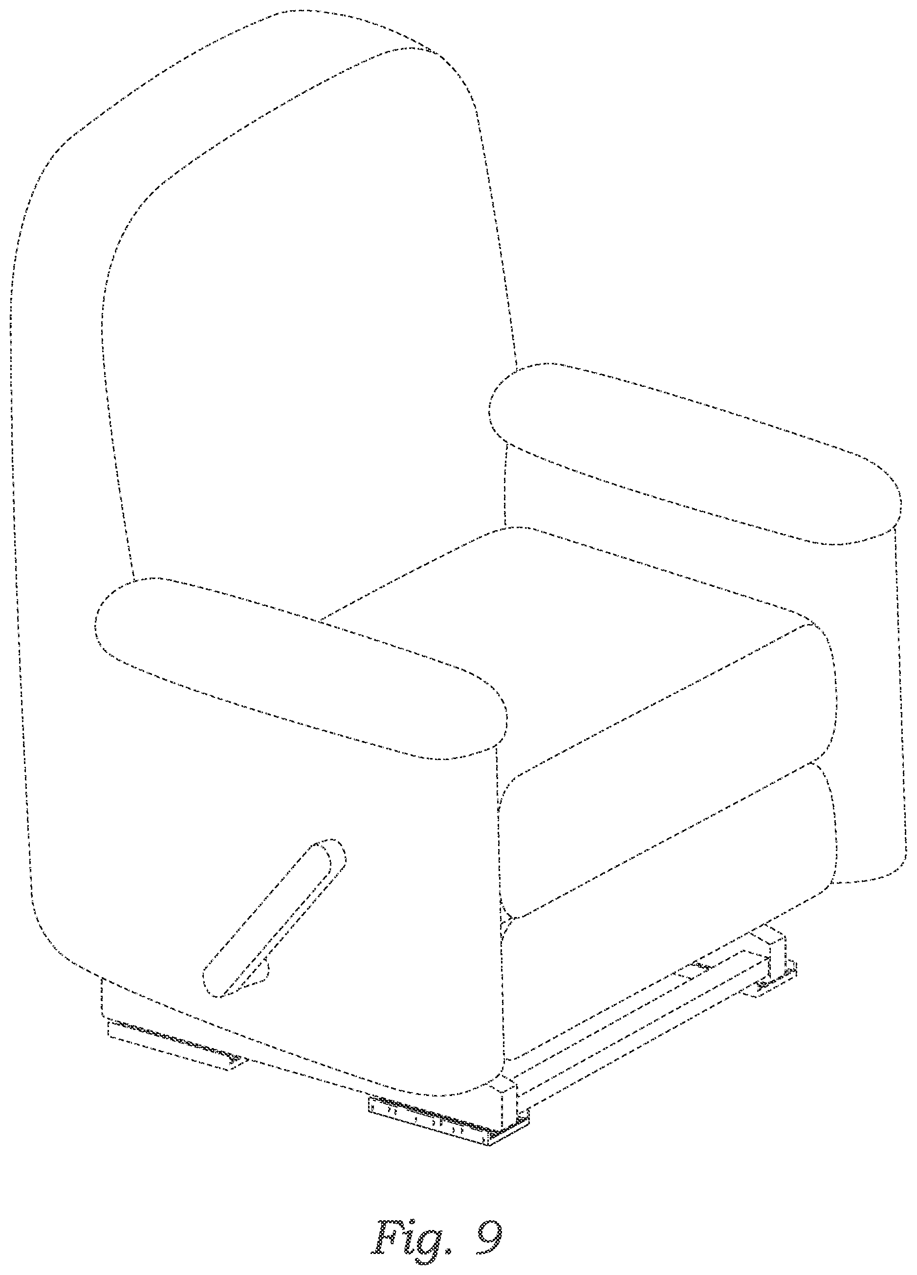 Patent USD1000261 Figure 6 – Furniture floor protector