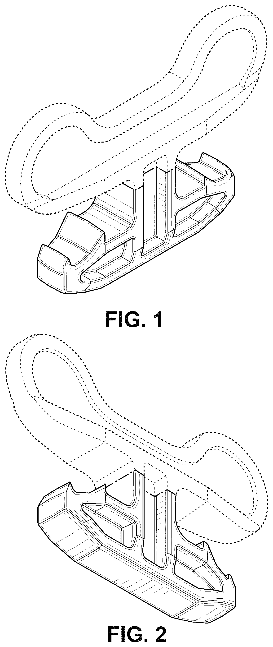 Patent USD1000262 Figure 1 – Connector device for expanded cell confinement web