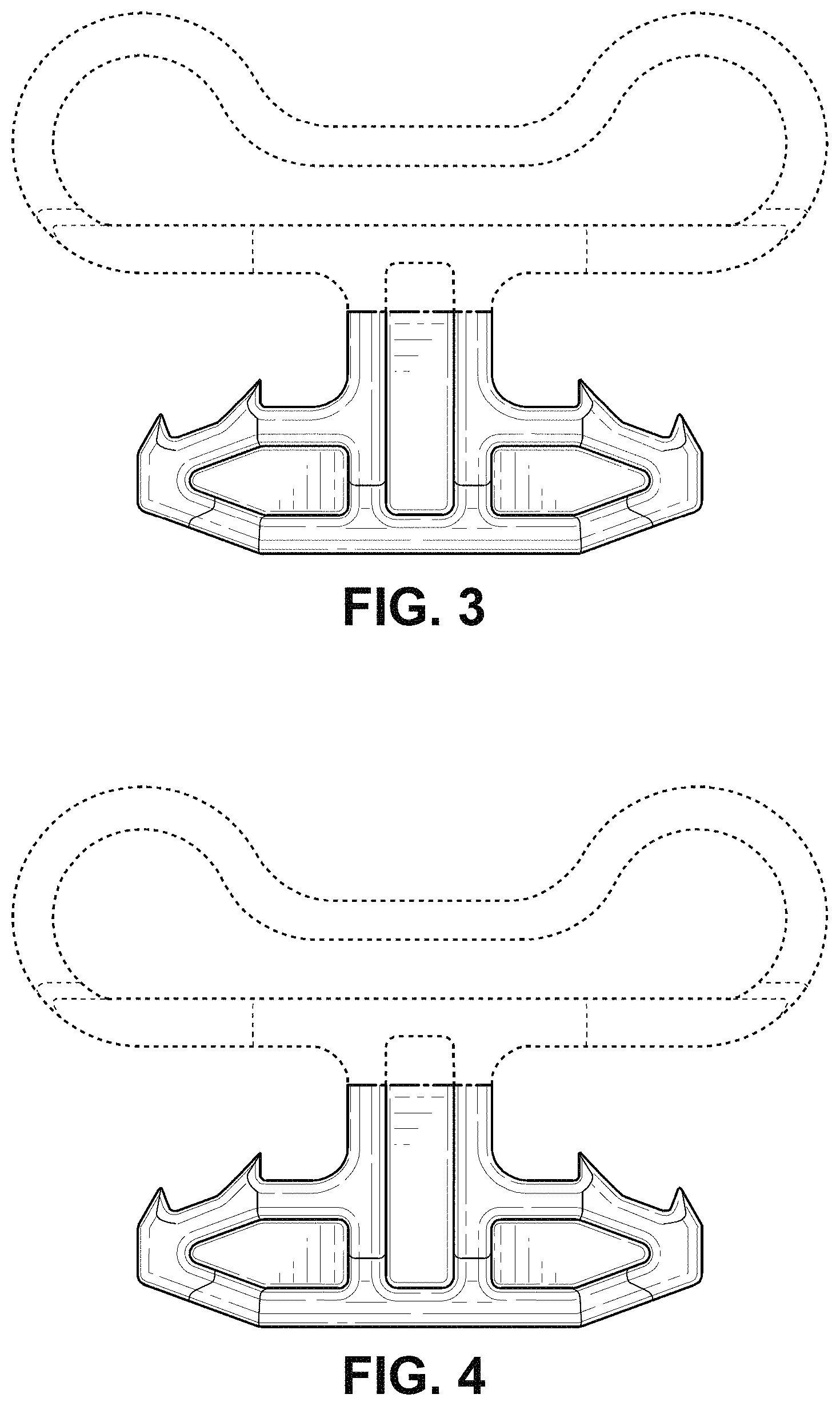 Patent USD1000262 Figure 2 – Connector device for expanded cell confinement web