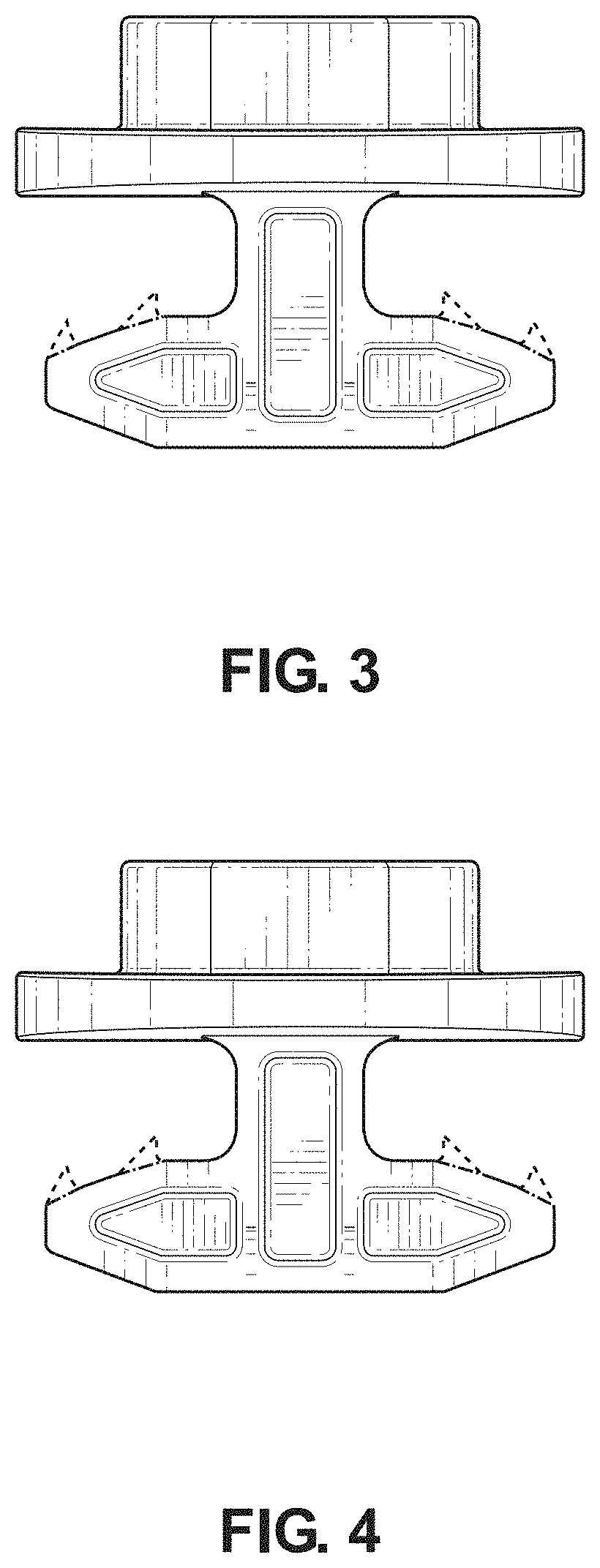 Patent USD1000263 Figure 2 – Connector for expanded cell confinement web with polygon handle