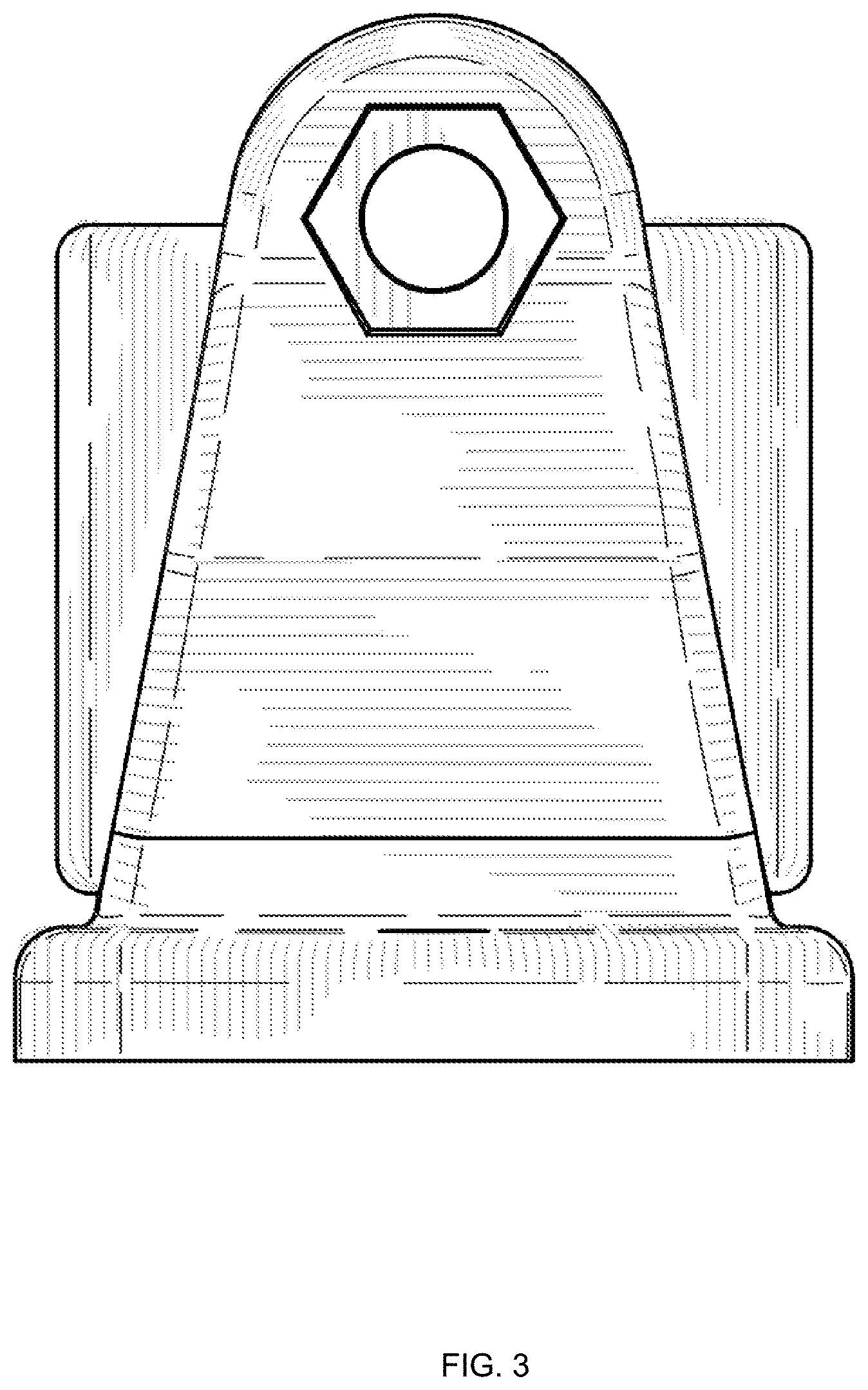 Patent USD1000265 Figure 3 – Clamp