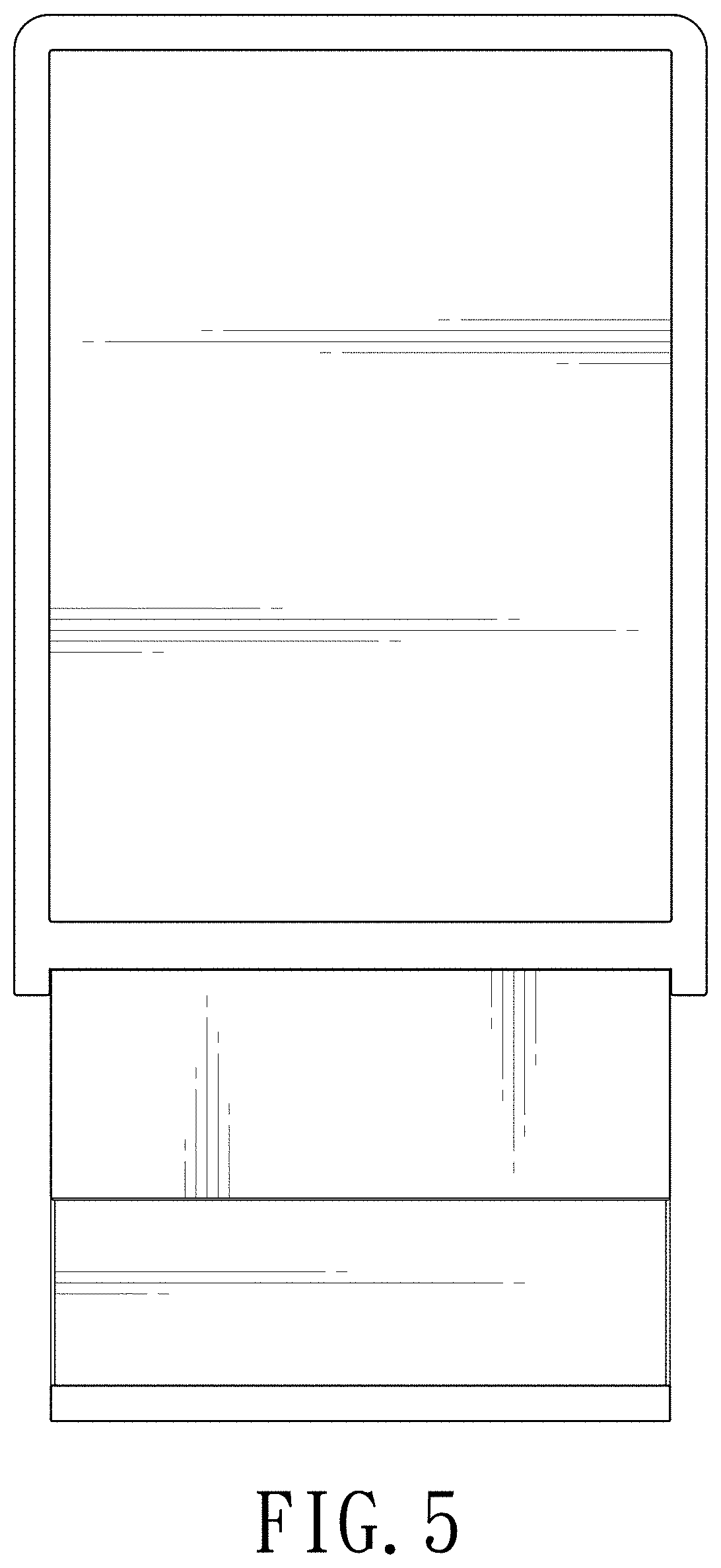 Patent USD1000267 Figure 5 – Container