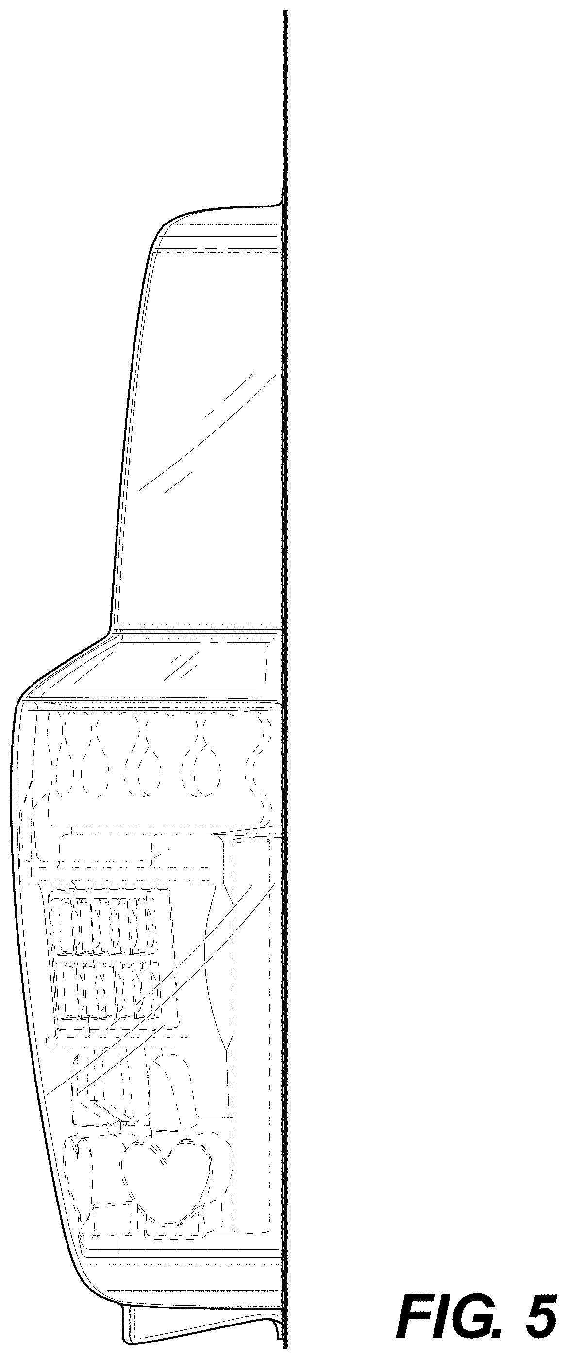 Patent USD1000268 Figure 5 – Package for nail fashion articles