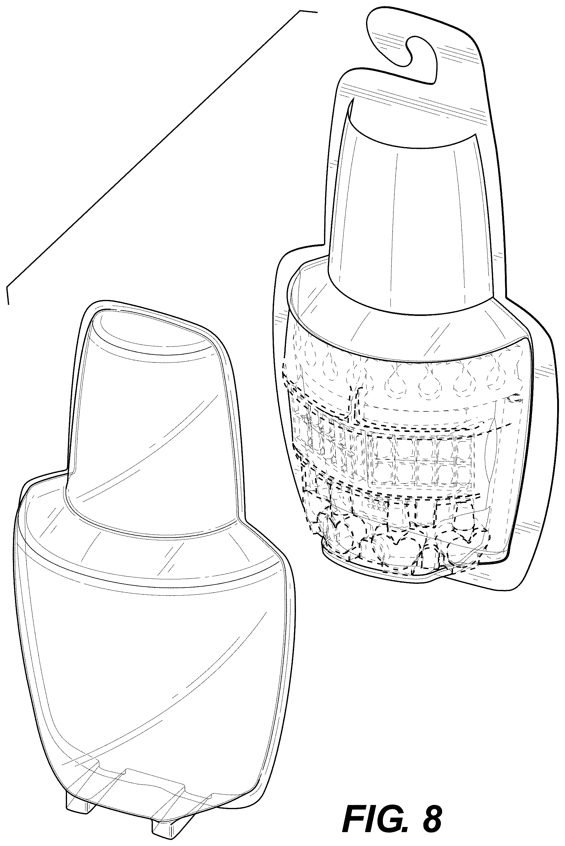 Patent USD1000268 Figure 8 – Package for nail fashion articles